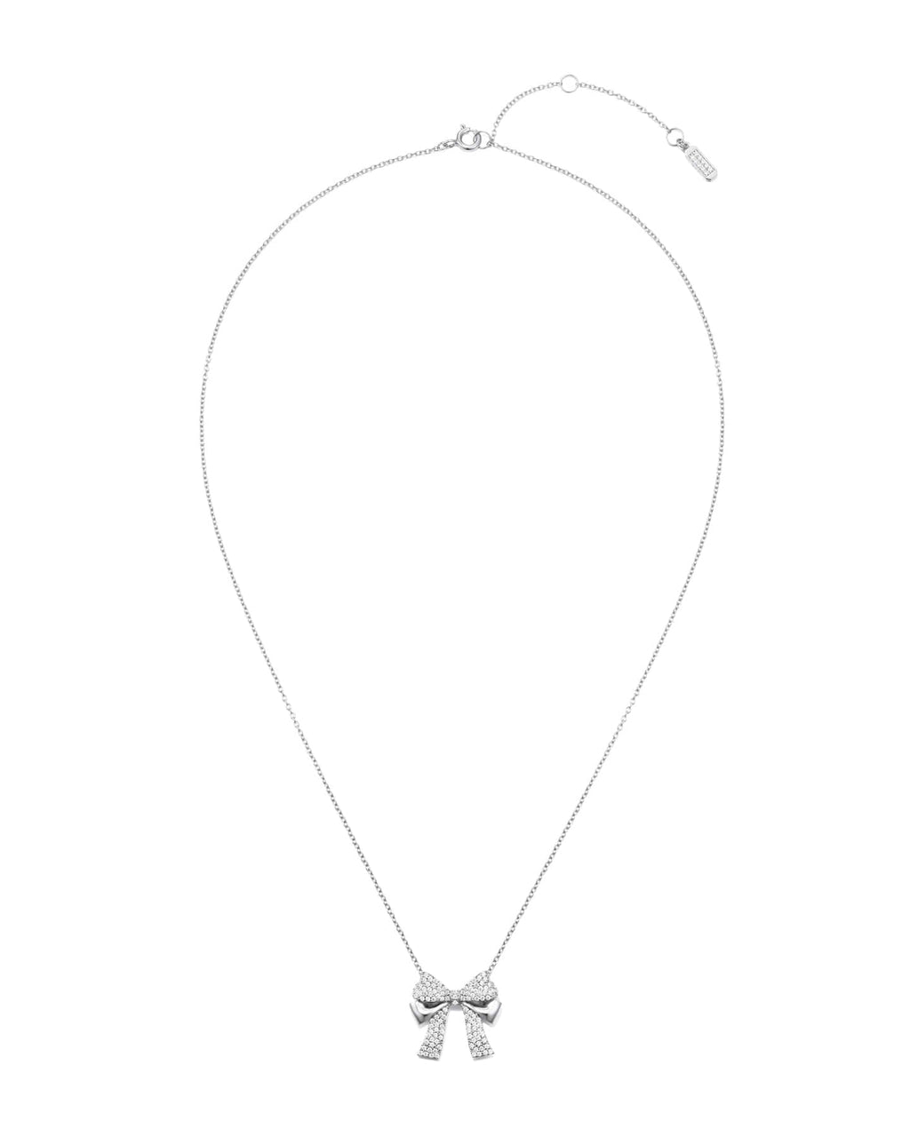 Numbering - Pave Double Ribbon Pendant Necklace #3706 product image 3 | TRAB K-Fashion Australia