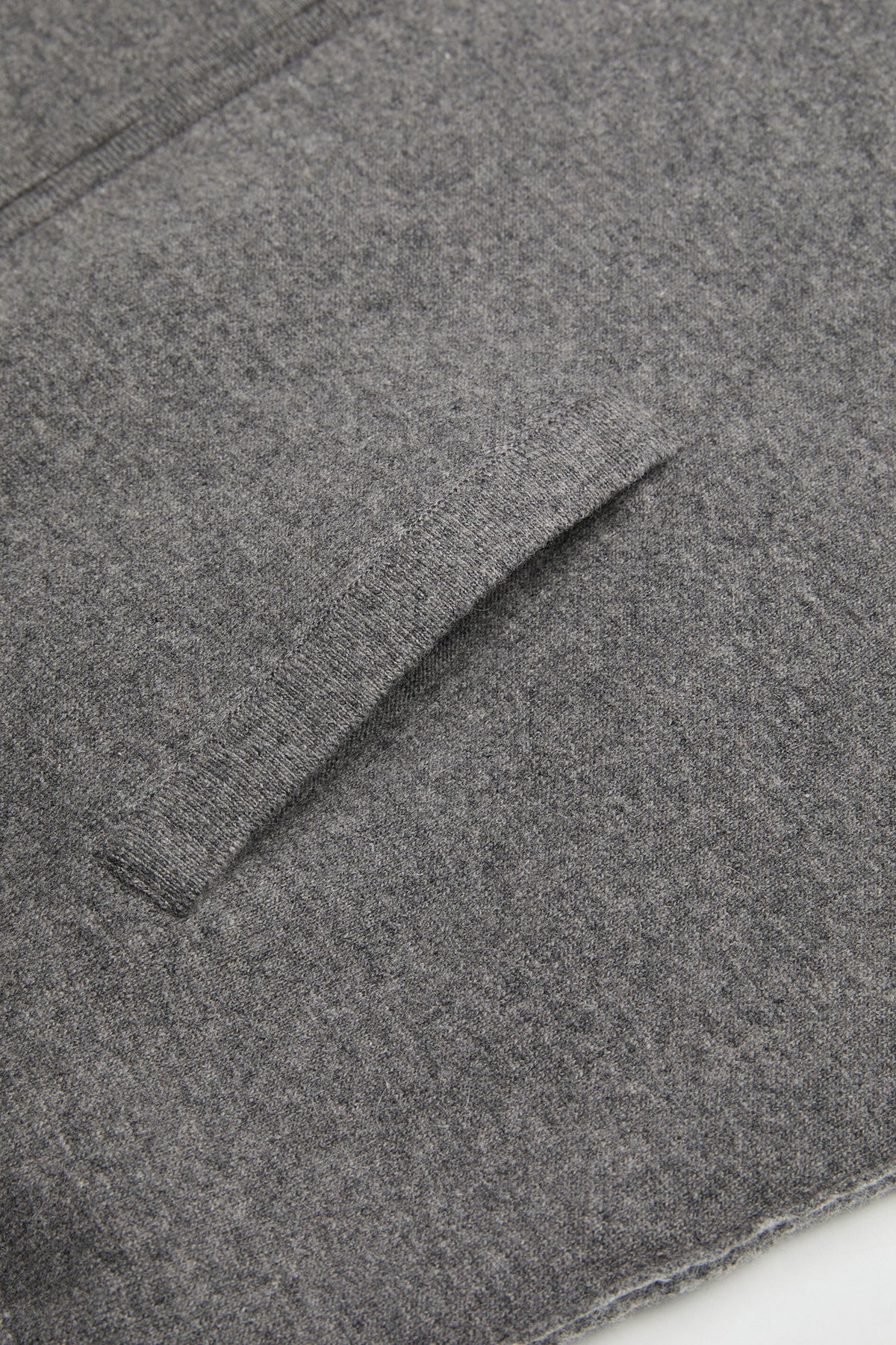Coor - Double Face Wool And Blend Hoodie Zip-Up (Melange Charcoal) product image 6 | TRAB K-Fashion Australia