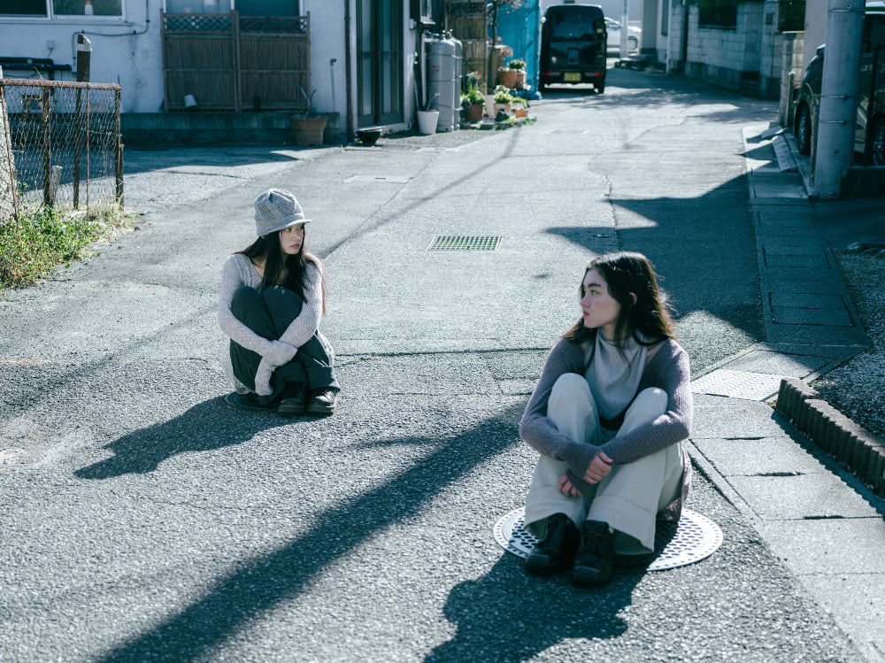 Coyseio - Coy Visor Crochet Beanie (Melange Grey) product image 3 | TRAB K-Fashion Australia