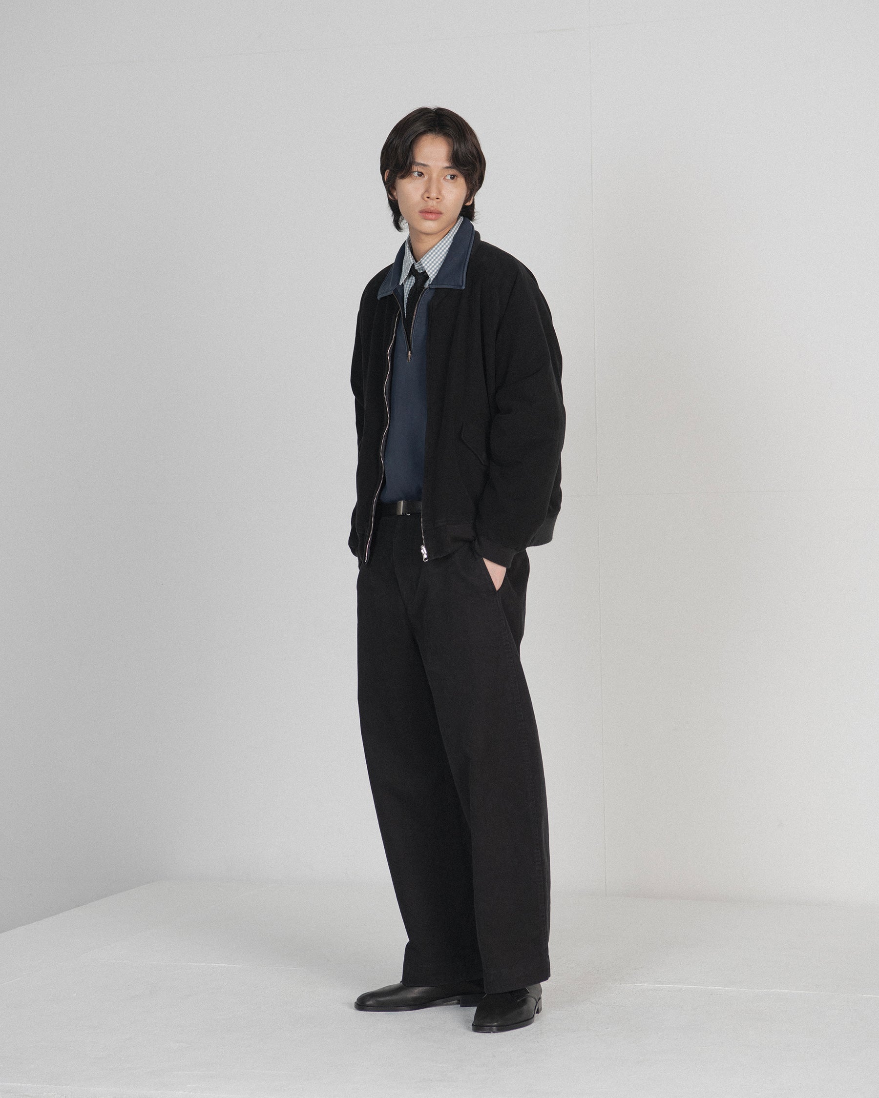 Brownyard - Reversible Moleskin Blouson (Black) product image 3 | TRAB K-Fashion Australia