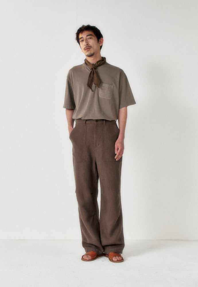 Art if acts - Linen Parachute Pants (Wood) product image 1 | TRAB K-Fashion Australia