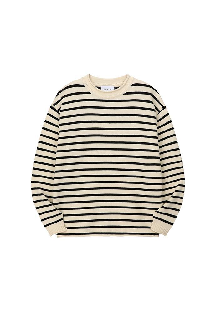 Art if acts - Roll up Pullover Knit (Ivory) product image 7 | TRAB K-Fashion Australia