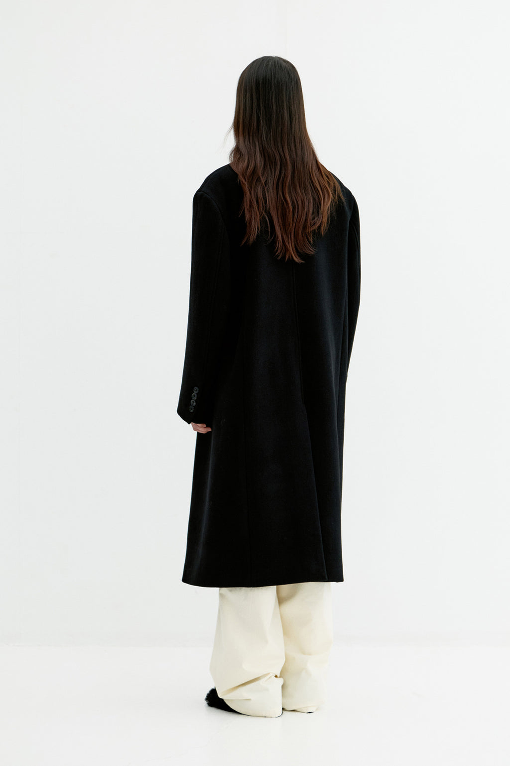 Coor - Over Size Double Coat (Black) product image 4 | TRAB K-Fashion Australia