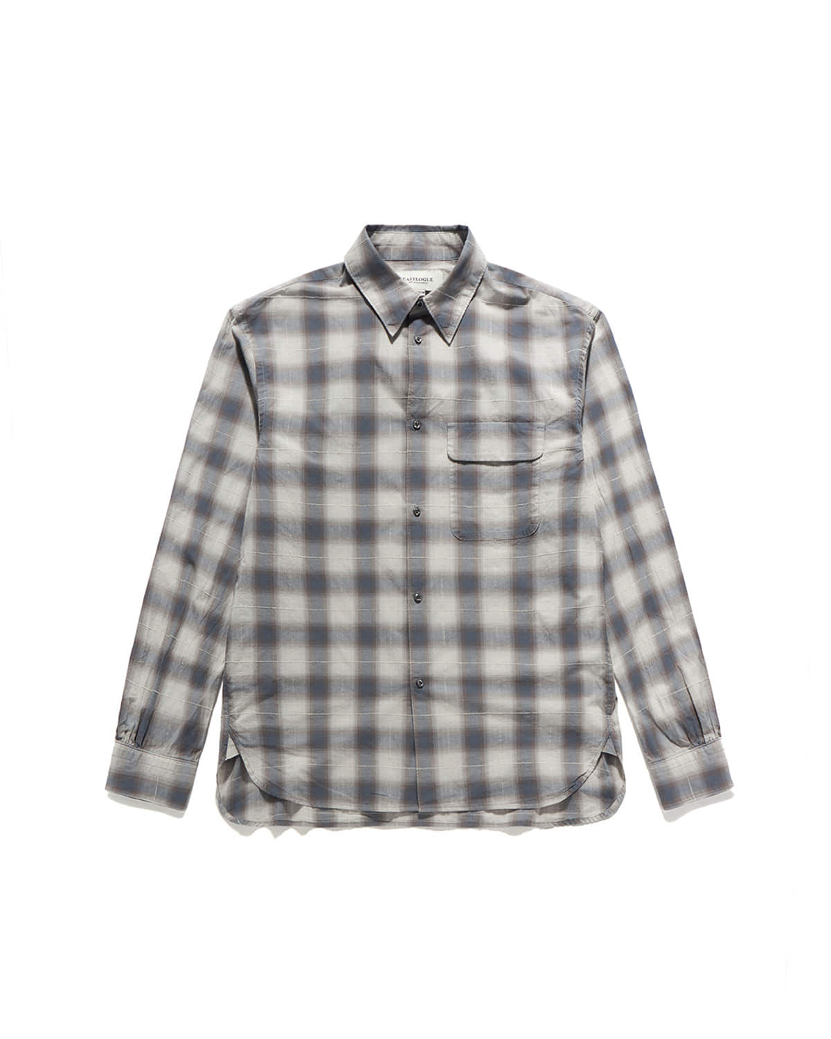 Eastlogue - Holiday Shirts (L.grey & Blue Check) product image 5 | TRAB K-Fashion Australia