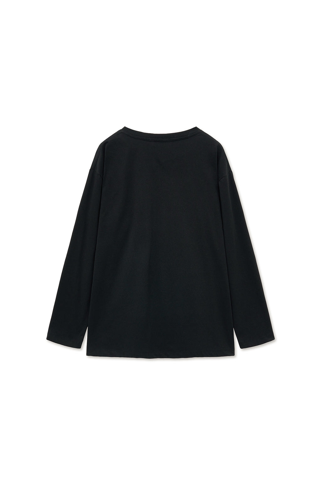 Matin Kim - Tuck Point Long Sleeve Top (Black) product image 2 | TRAB K-Fashion Australia