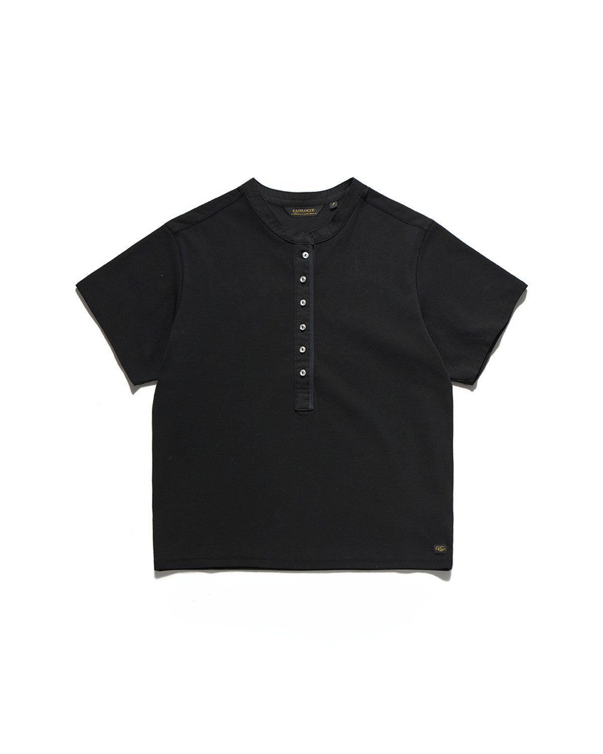 Eastlogue - Henry Neck Half T-shirts (Black) product image 1 | TRAB K-Fashion Australia