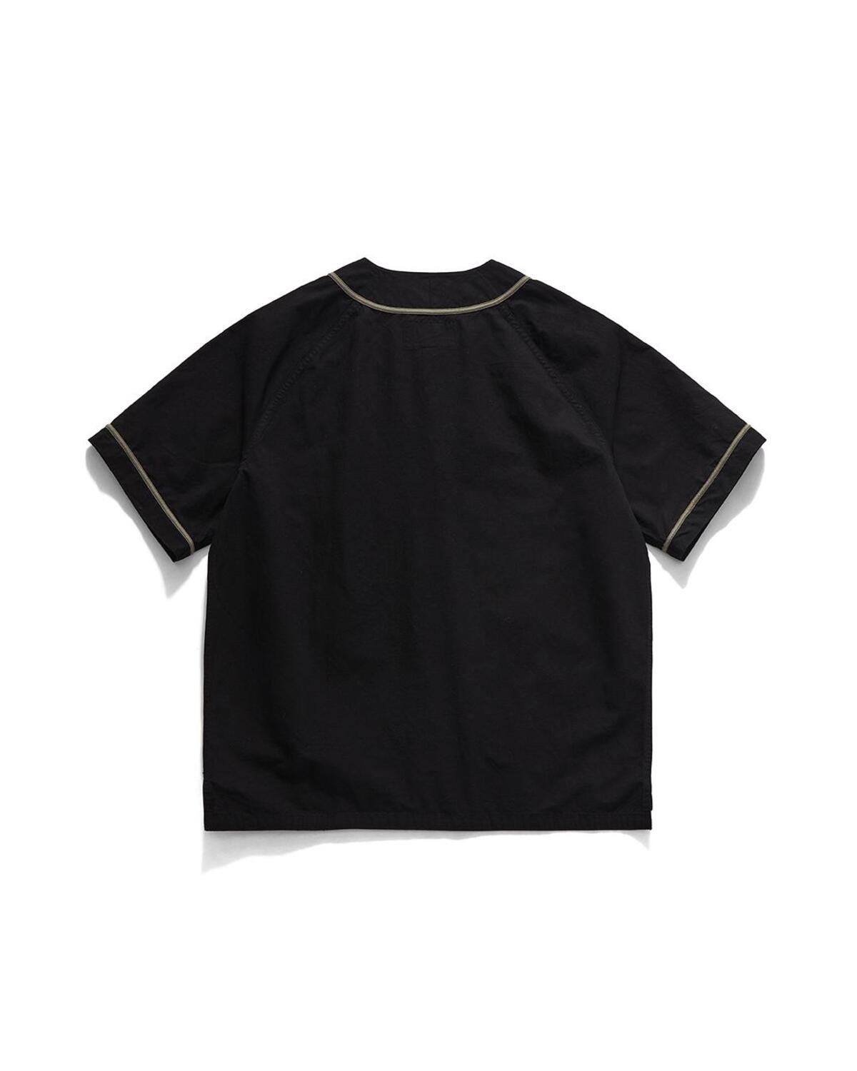 Eastlogue - Applique Baseball Half Shirts (Black) product image 2 | TRAB K-Fashion Australia