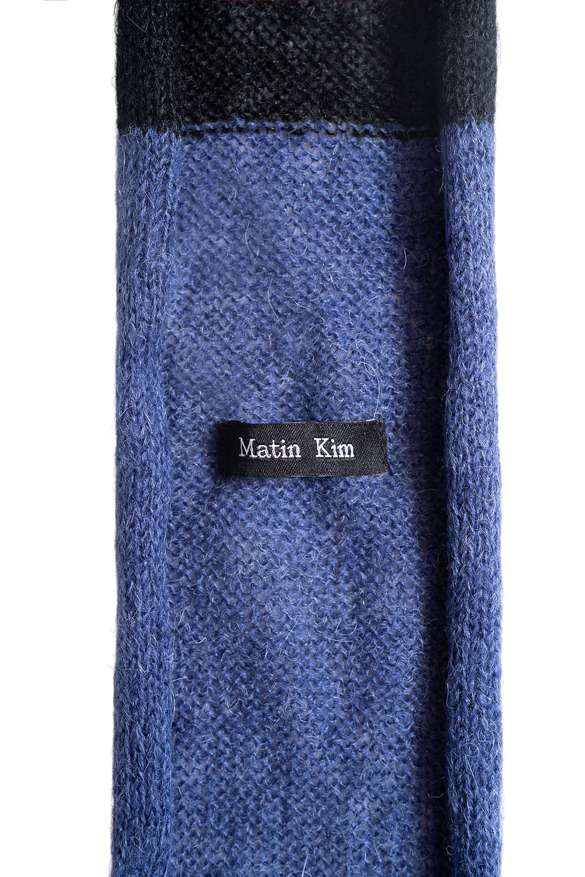 Matin Kim - Multi Stripe Alpaca Blended Muffler (Blue) product image 3 | TRAB K-Fashion Australia