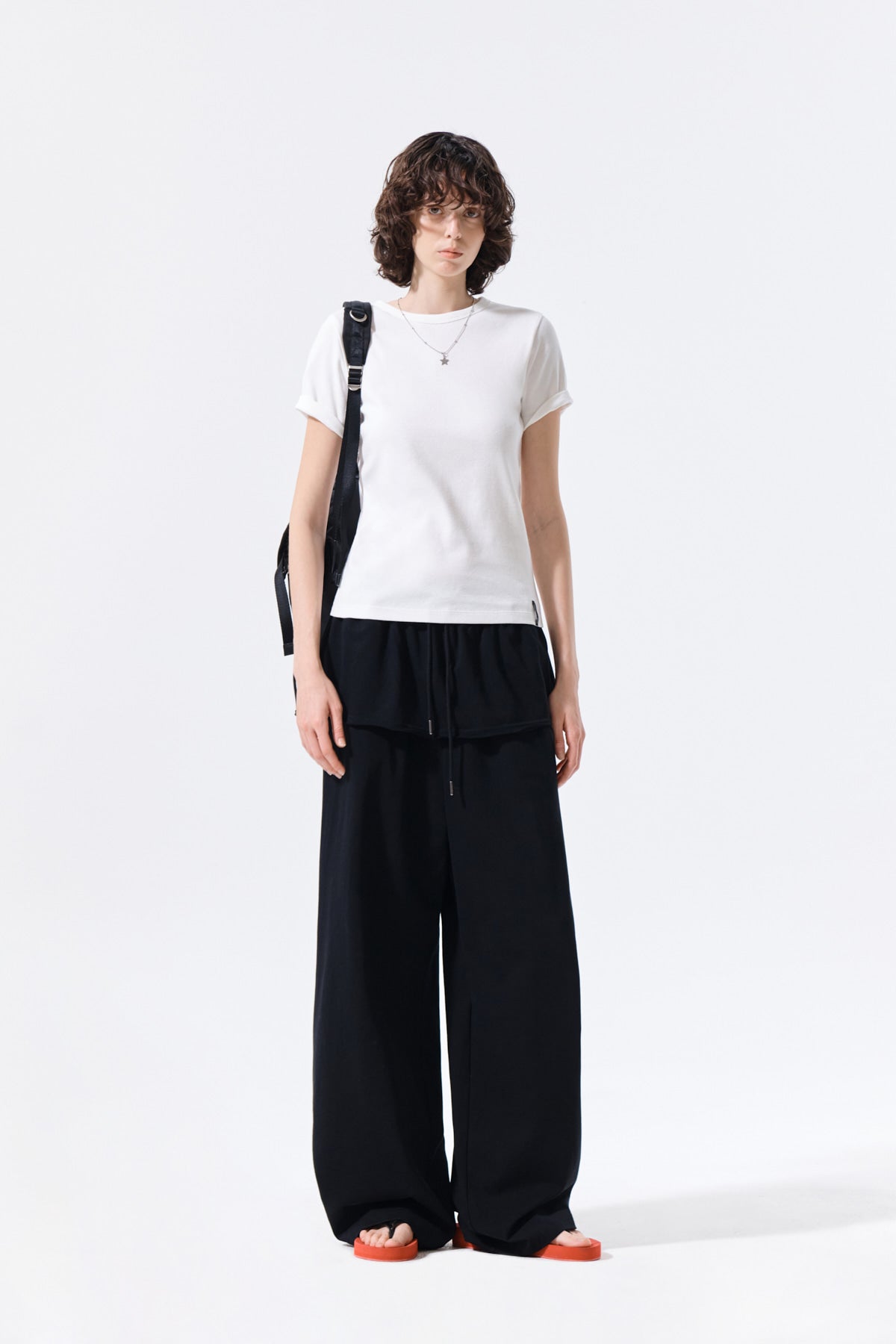 Matin Kim - Label Detail Slim Fit Top (Ivory) product image 8 | TRAB K-Fashion Australia