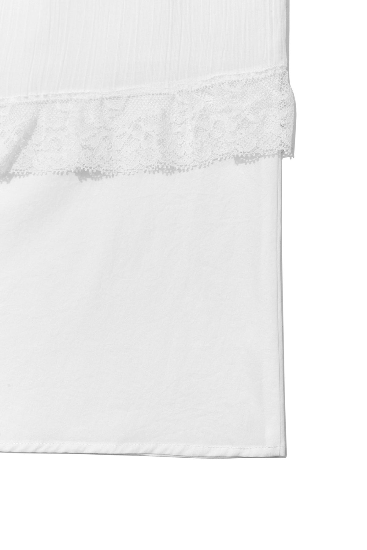 Deinet - [yoon Soap X Deinet] Lace Shirred Dress (White) product image 4 | TRAB K-Fashion Australia