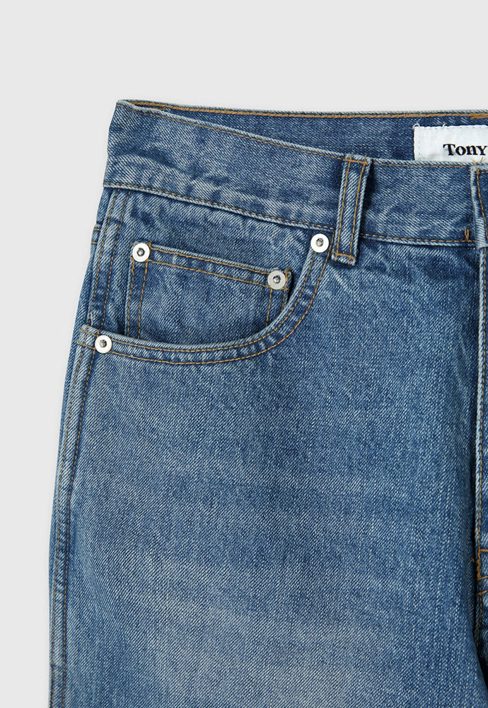 Tonywack - Layered Denim Jeans (Washed Blue) product image 11 | TRAB K-Fashion Australia