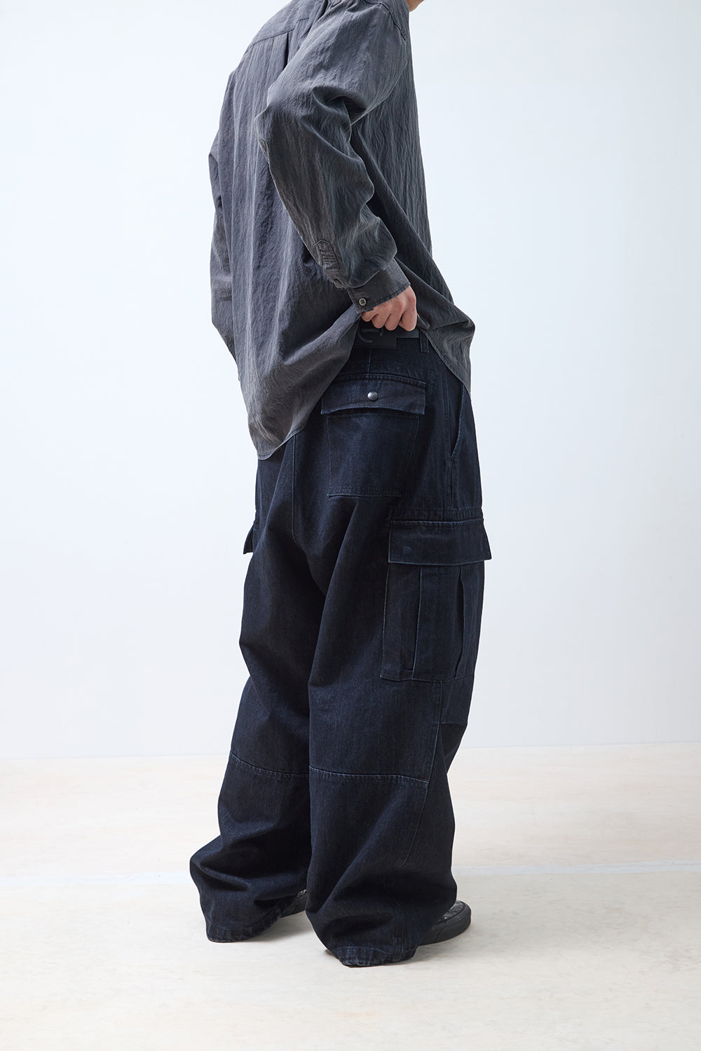 Hatchingroom - LE SSERAFIM x HATCHINGROOM Denim Cargo (Pants) product image 12 | TRAB K-Fashion Australia
