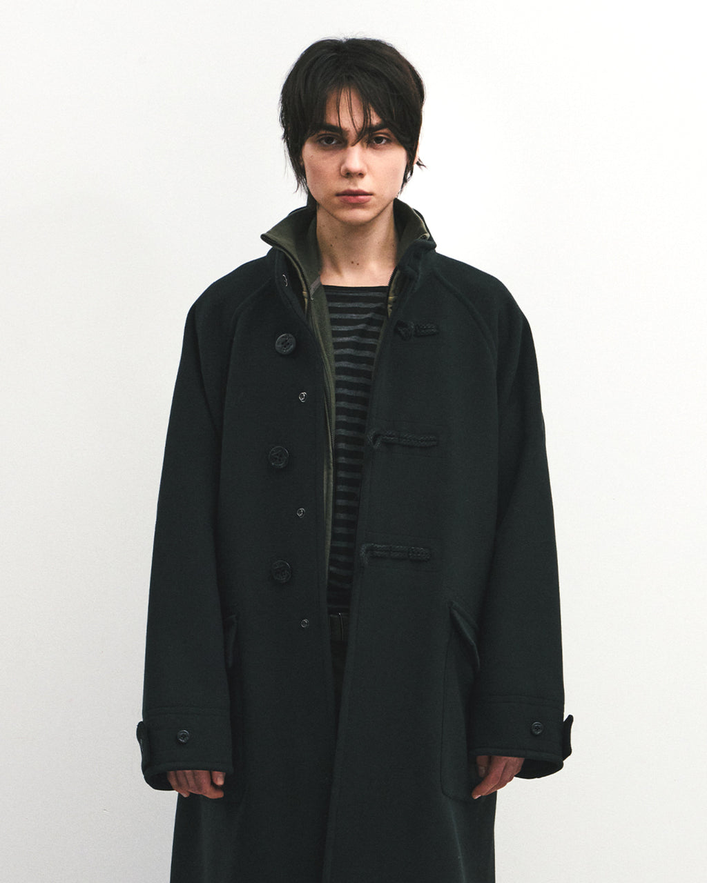 Eastlogue - Navigator Coat (Black Melton) product image 2 | TRAB K-Fashion Australia