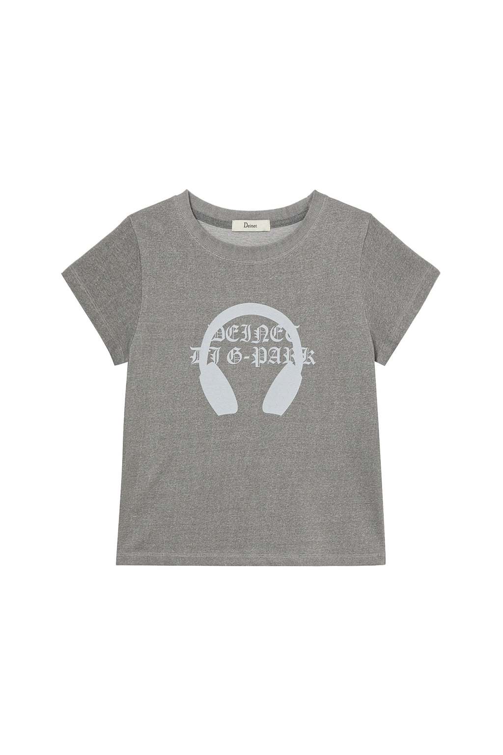 Deinet - Headset Basic T-Shirt (Charcoal) product image 1 | TRAB K-Fashion Australia