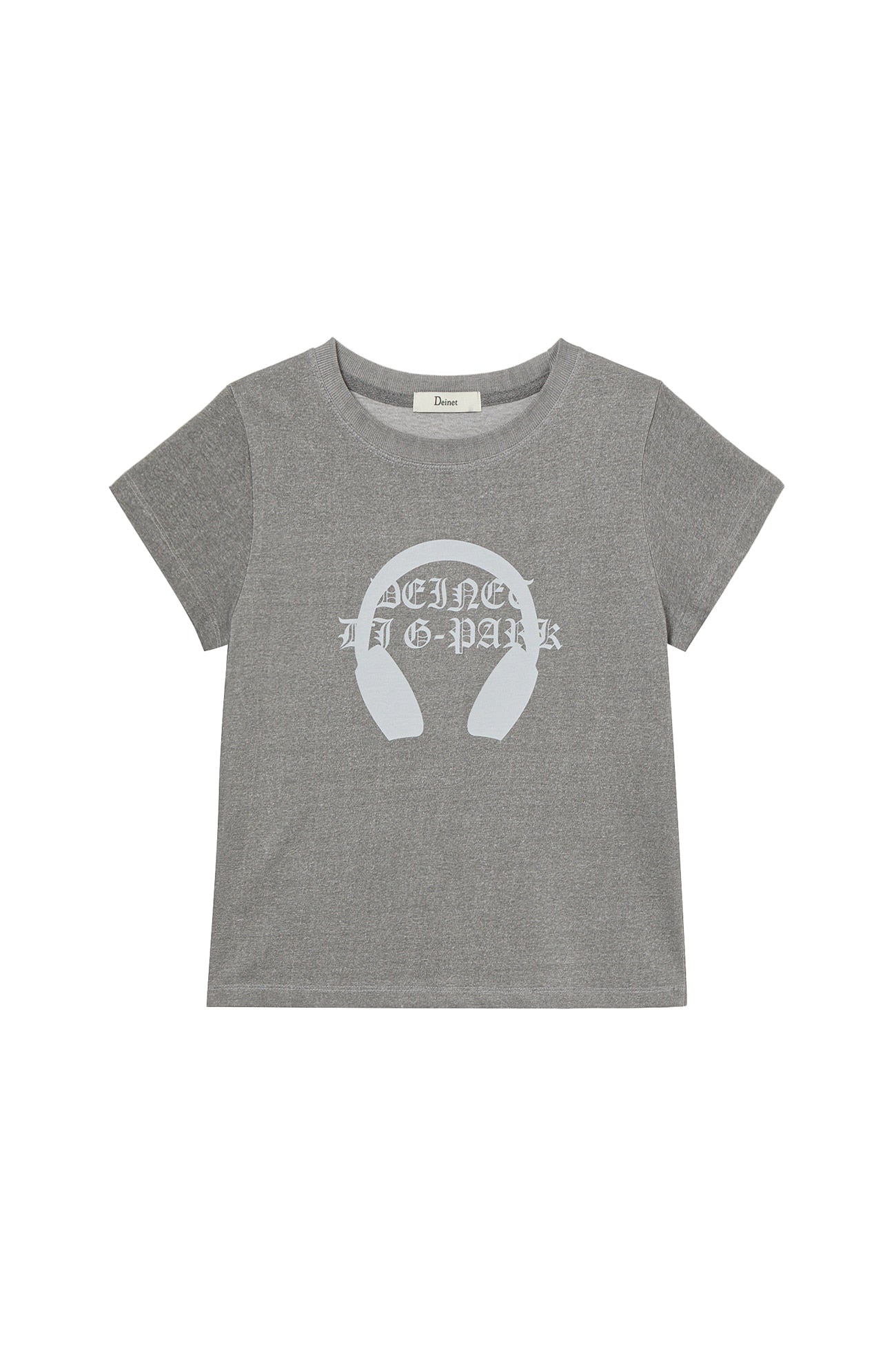 Deinet - Headset Basic T-Shirt (Charcoal) product image 1 | TRAB K-Fashion Australia