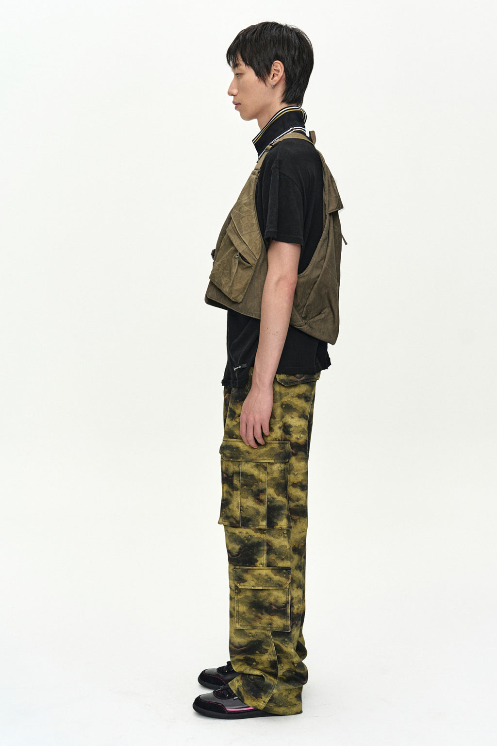 Andersson Bell - Tie-Dyed Vest Backpack (Moss Khaki) product image 3 | TRAB K-Fashion Australia