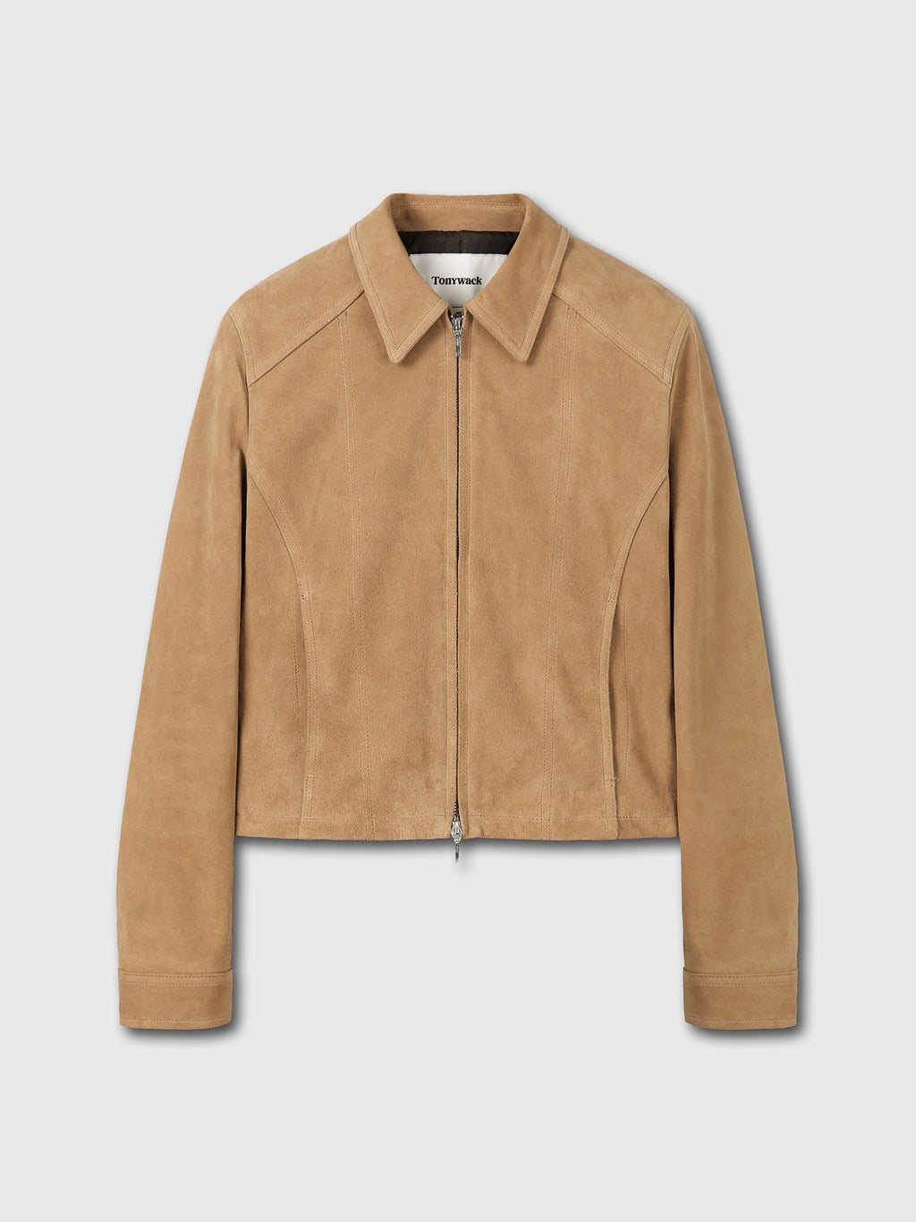 Tonywack - Suede Cropped Jacket (Light Beige) product image 7 | TRAB K-Fashion Australia
