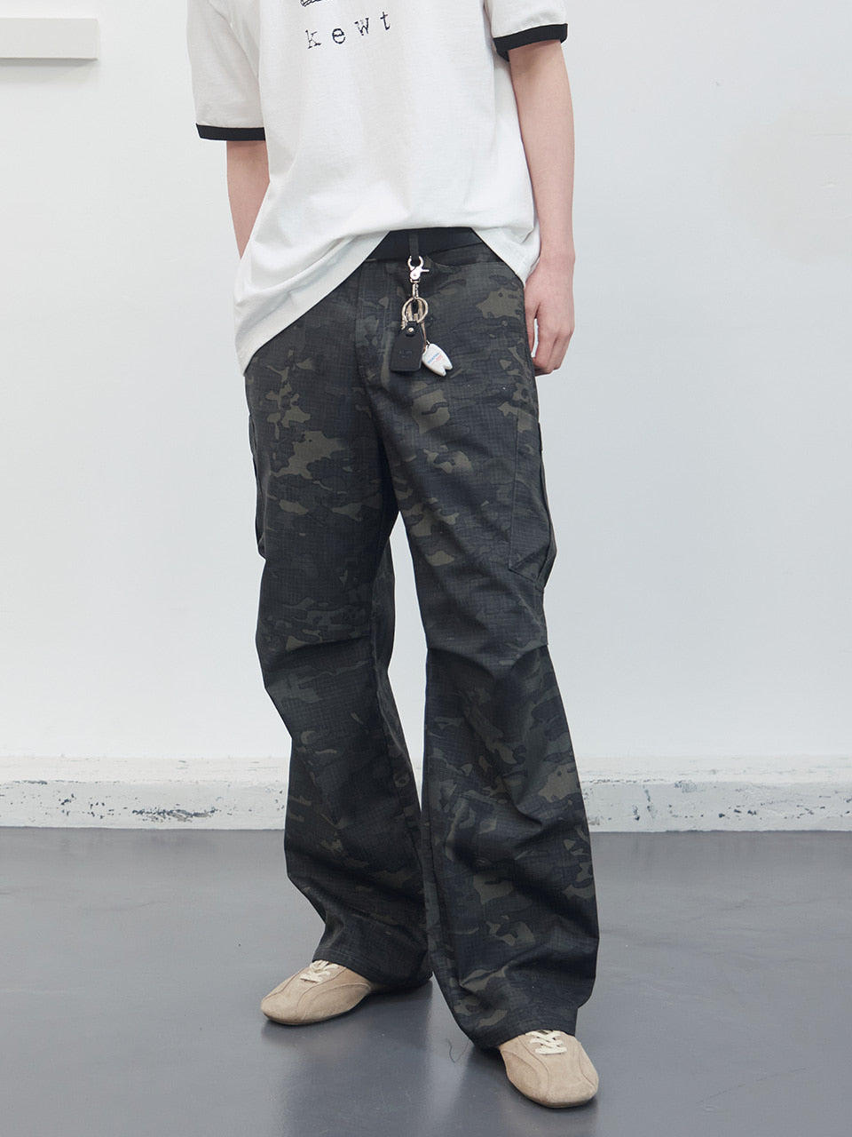Kijun - Reverse Camouflage Pants (Black) product image 4 | TRAB K-Fashion Australia