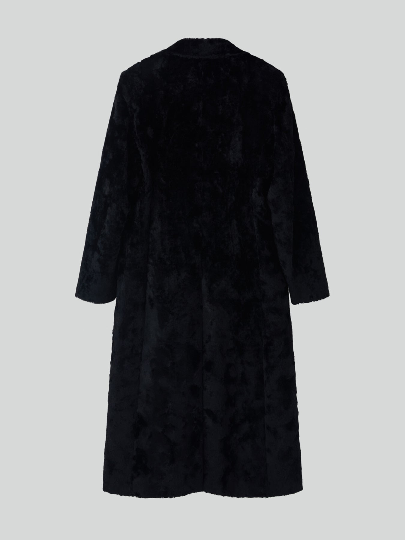 Recto - Slim Fit Faux Fur Coat (Black) product image 10 | TRAB K-Fashion Australia