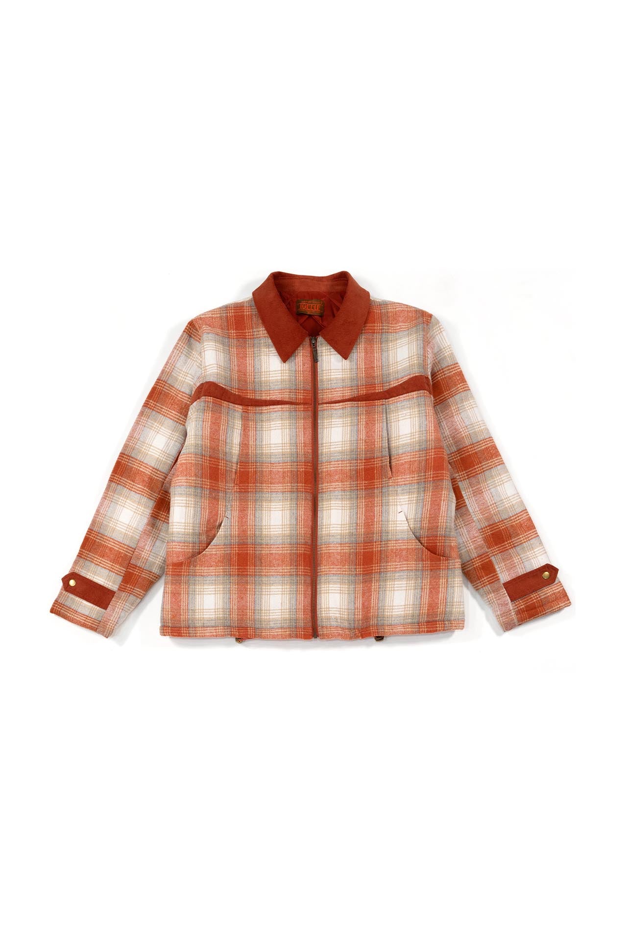 Ioedle - Check Quilt Padding (Orange) product image 2 | TRAB K-Fashion Australia