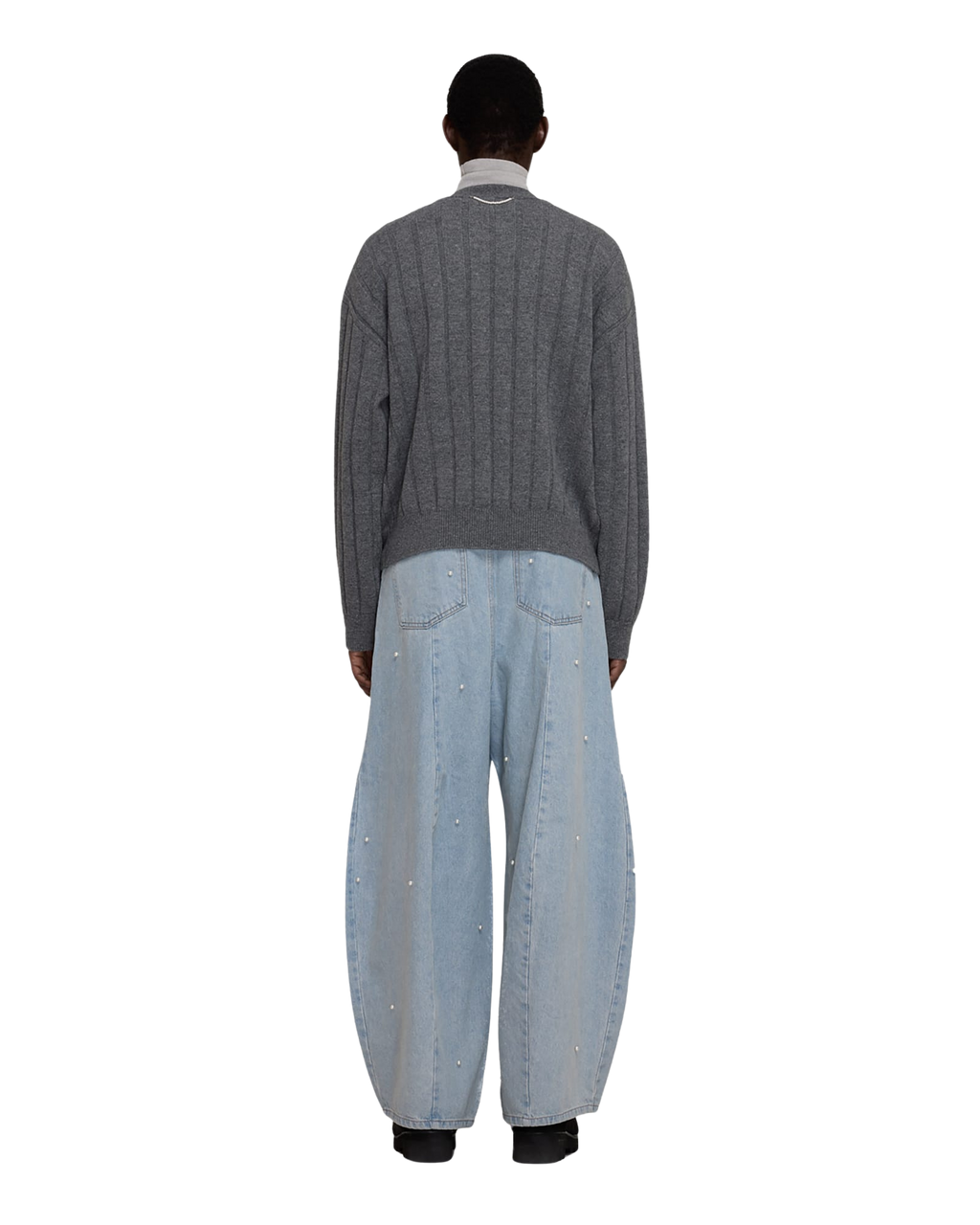 Kimhe Kim - V-Neck Cardigan (Black) product image 8 | TRAB K-Fashion Australia