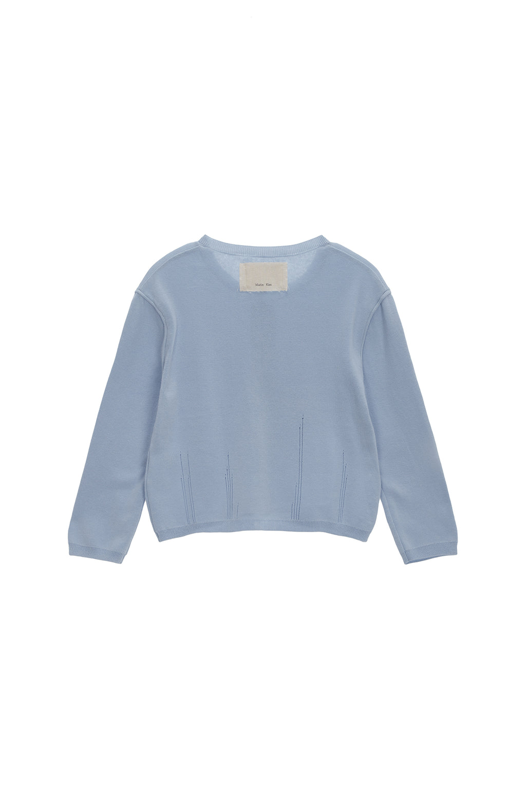 Matin Kim - Three Quarter Sleeve Round Cardigan (Sky) product image 2 | TRAB K-Fashion Australia