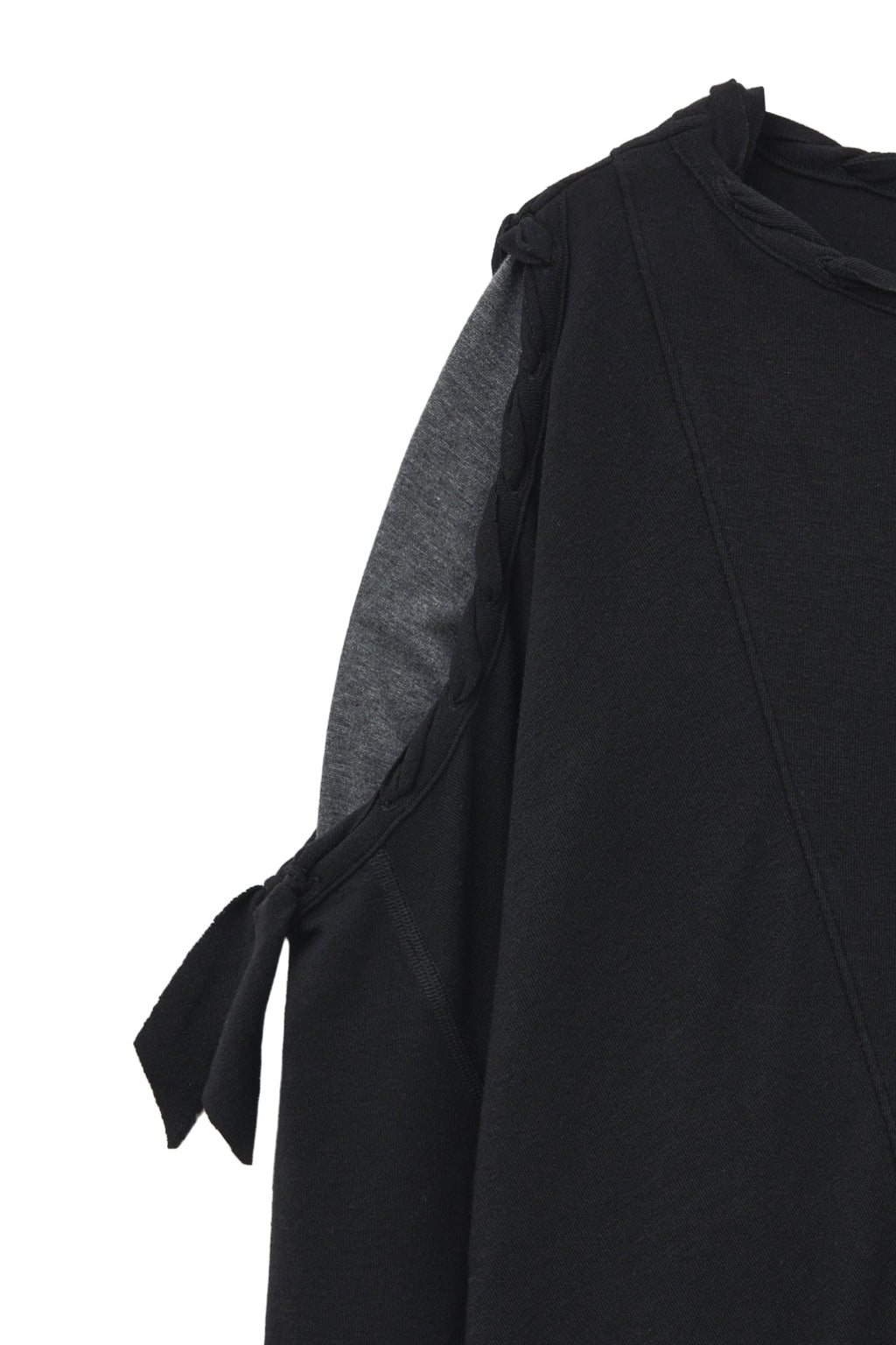 Matin Kim - Weaving Long Sleeve Top (Black) product image 4 | TRAB K-Fashion Australia