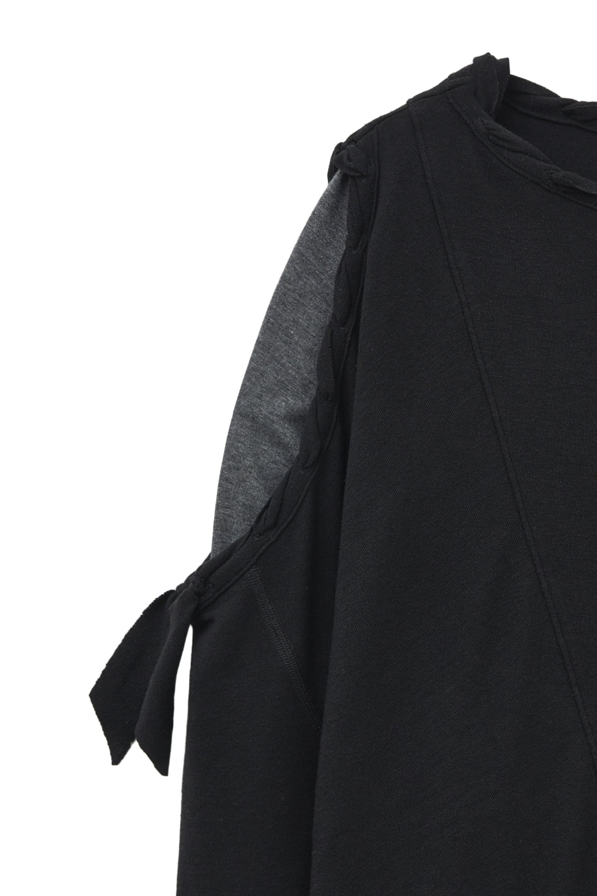 Matin Kim - Weaving Long Sleeve Top (Black) product image 4 | TRAB K-Fashion Australia