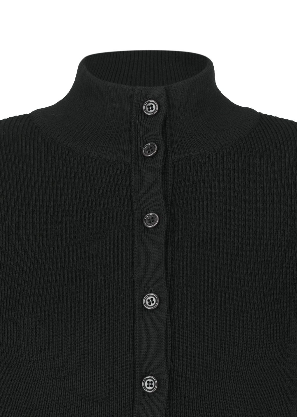Amomento - Blocking button up cardigan (Black) product image 7 | TRAB K-Fashion Australia