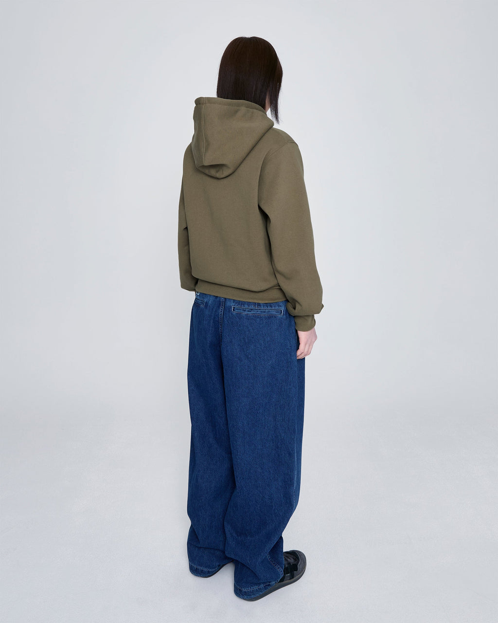 yeseyesee - Y.E.S Snail Logo Zip-Up Hoodie (Khaki) product image 12 | TRAB K-Fashion Australia