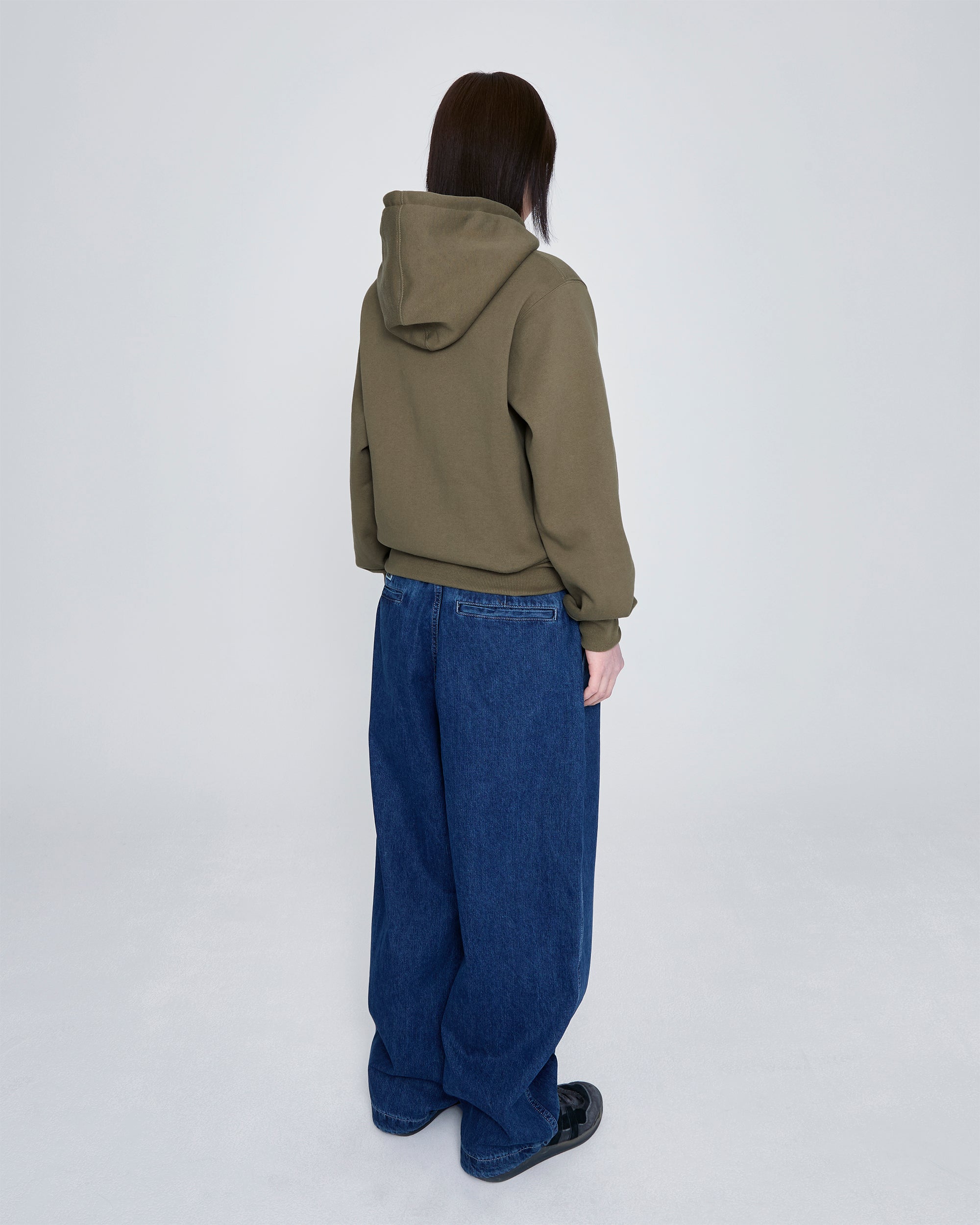 yeseyesee - Y.E.S Snail Logo Zip-Up Hoodie (Khaki) product image 12 | TRAB K-Fashion Australia