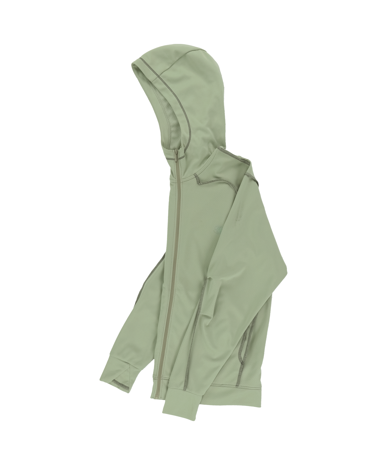 San San Gear - Overlock Mesh Zip-Up (Light Green) product image 6 | TRAB K-Fashion Australia