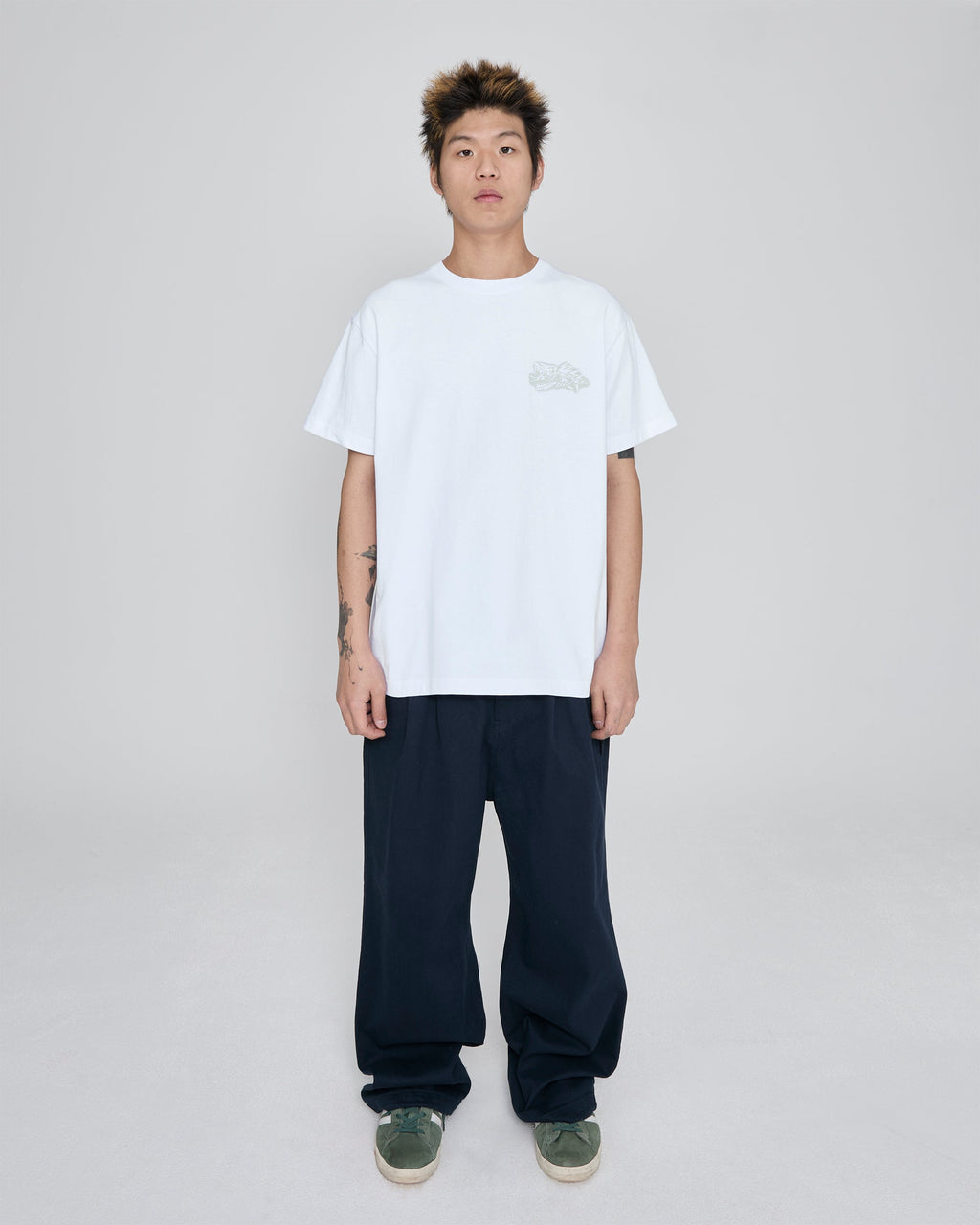 yeseyesee - Y.E.S Fish Born Tee (White) product image 7 | TRAB K-Fashion Australia