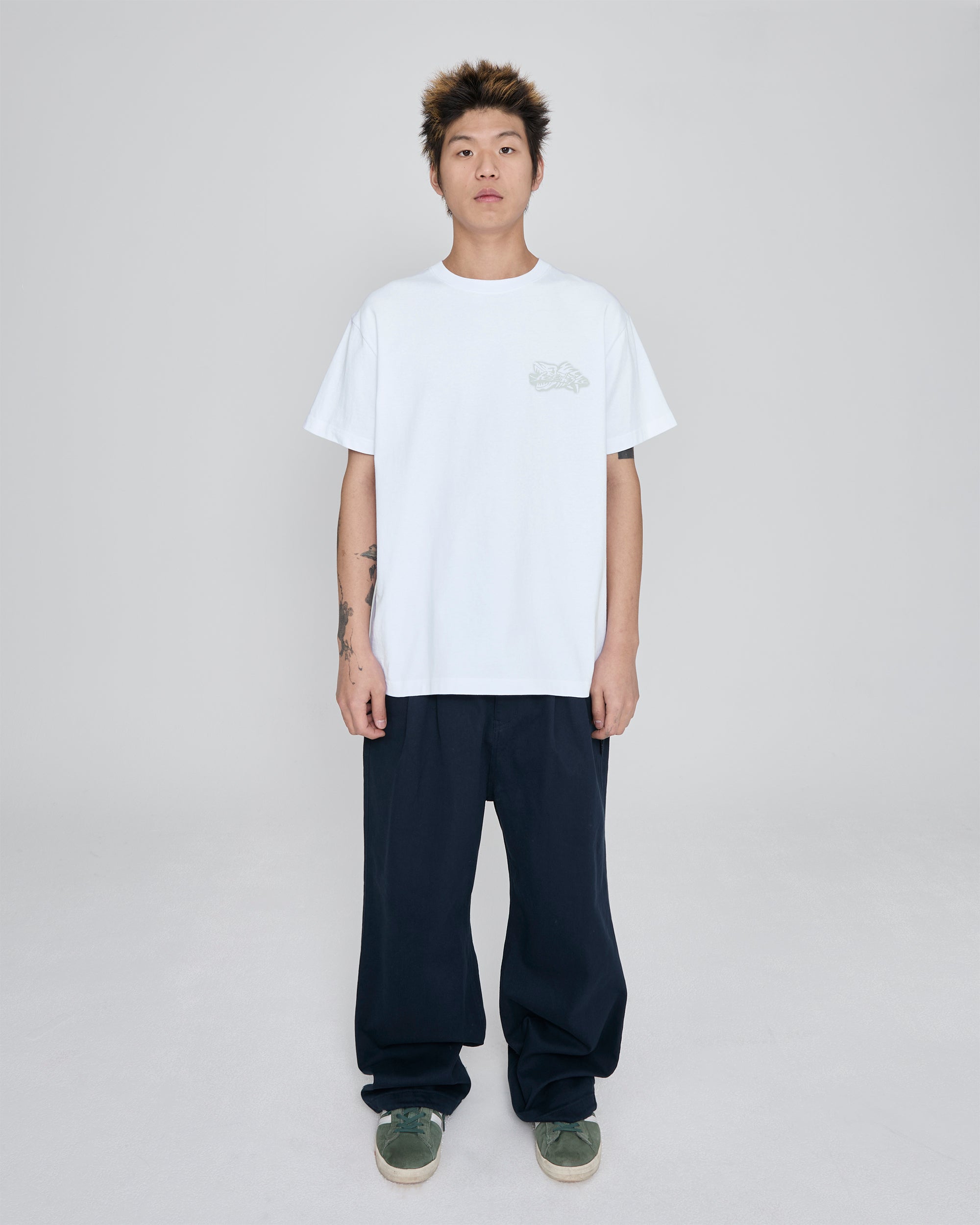 yeseyesee - Y.E.S Fish Born Tee (White) product image 7 | TRAB K-Fashion Australia