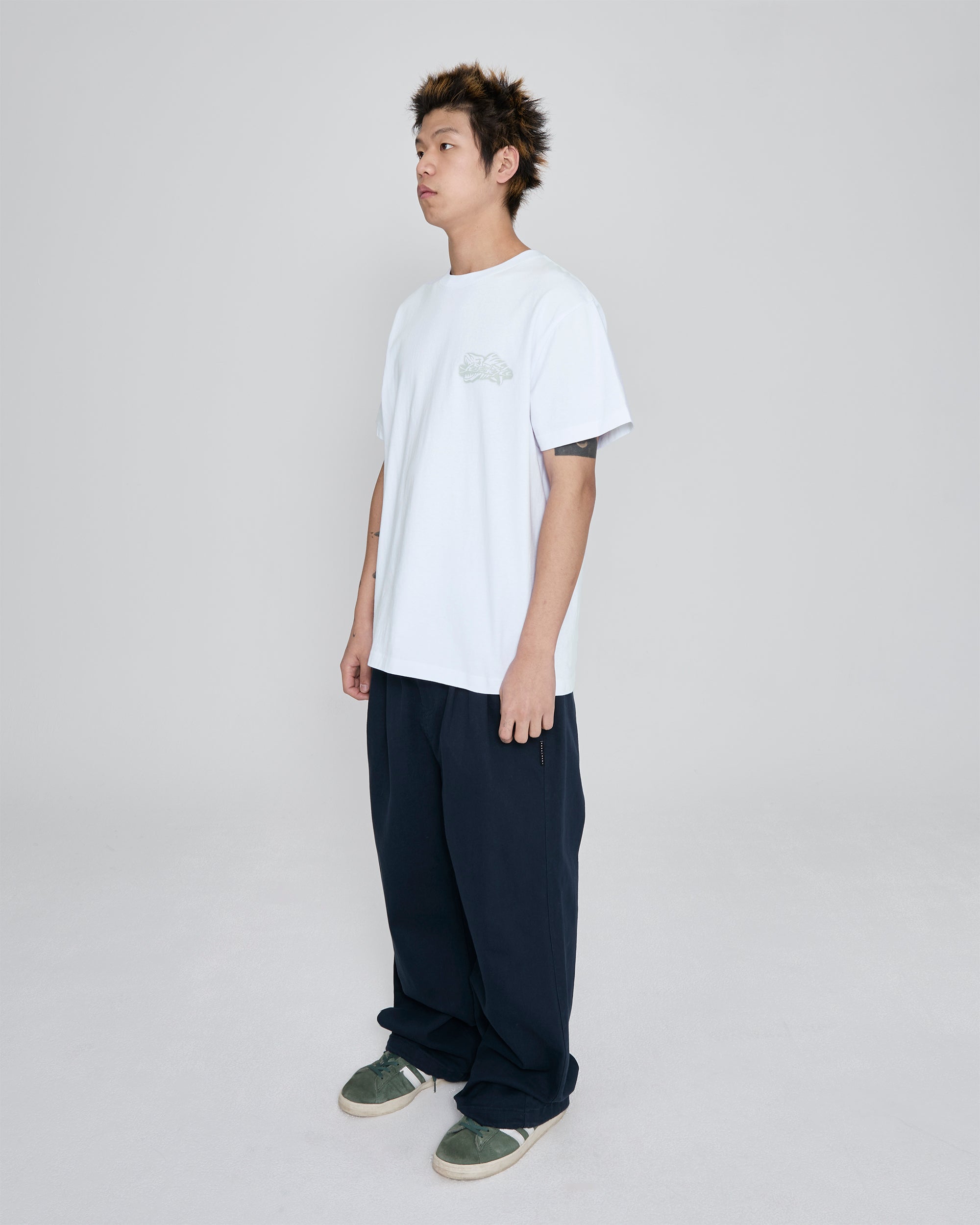 yeseyesee - Y.E.S Fish Born Tee (White) product image 8 | TRAB K-Fashion Australia