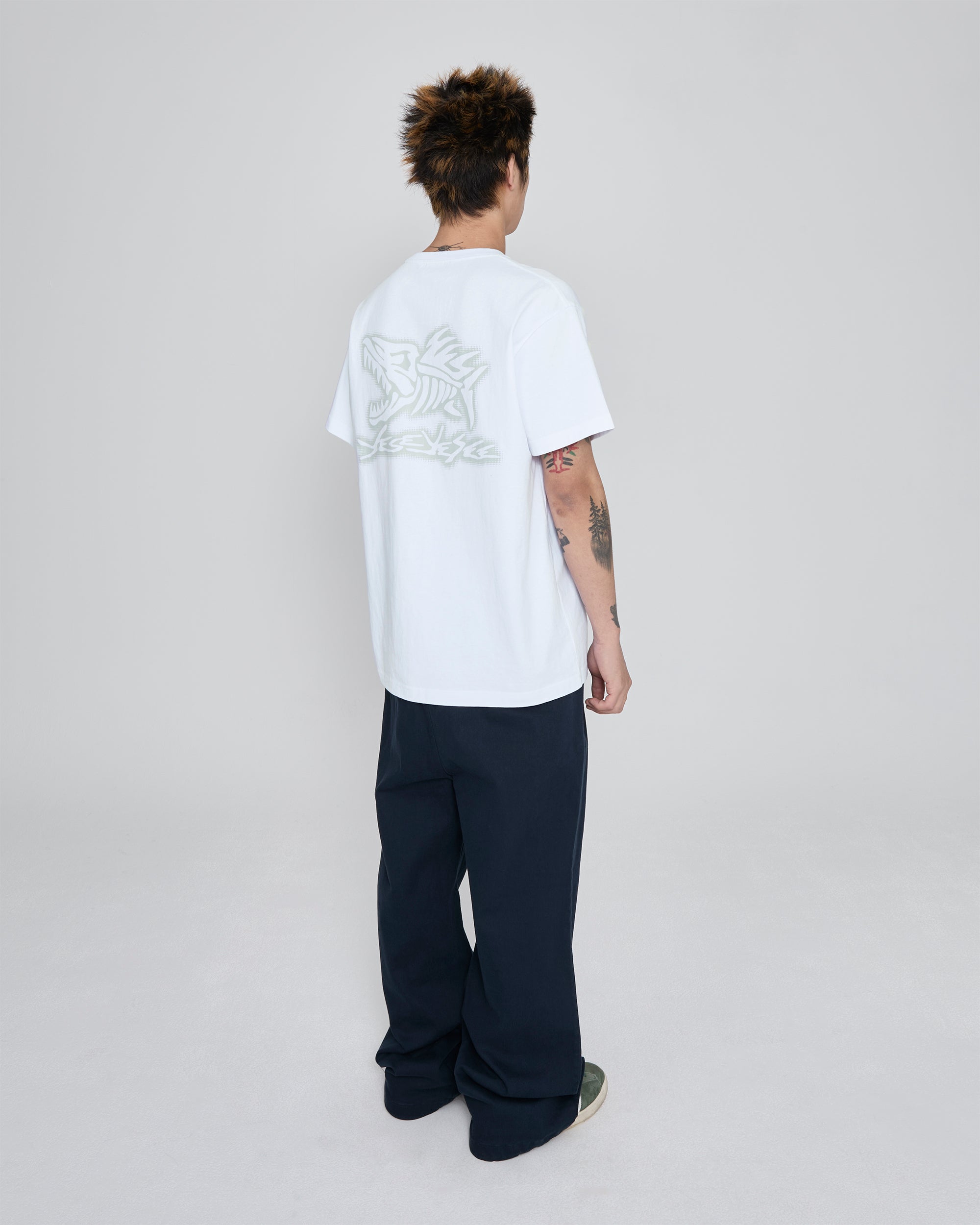 yeseyesee - Y.E.S Fish Born Tee (White) product image 9 | TRAB K-Fashion Australia