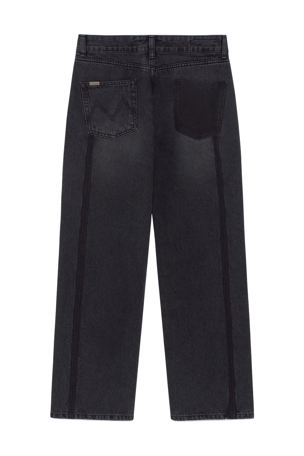Matin Kim - Pocket Washed Point Denim Pants (Black) product image 2 | TRAB K-Fashion Australia