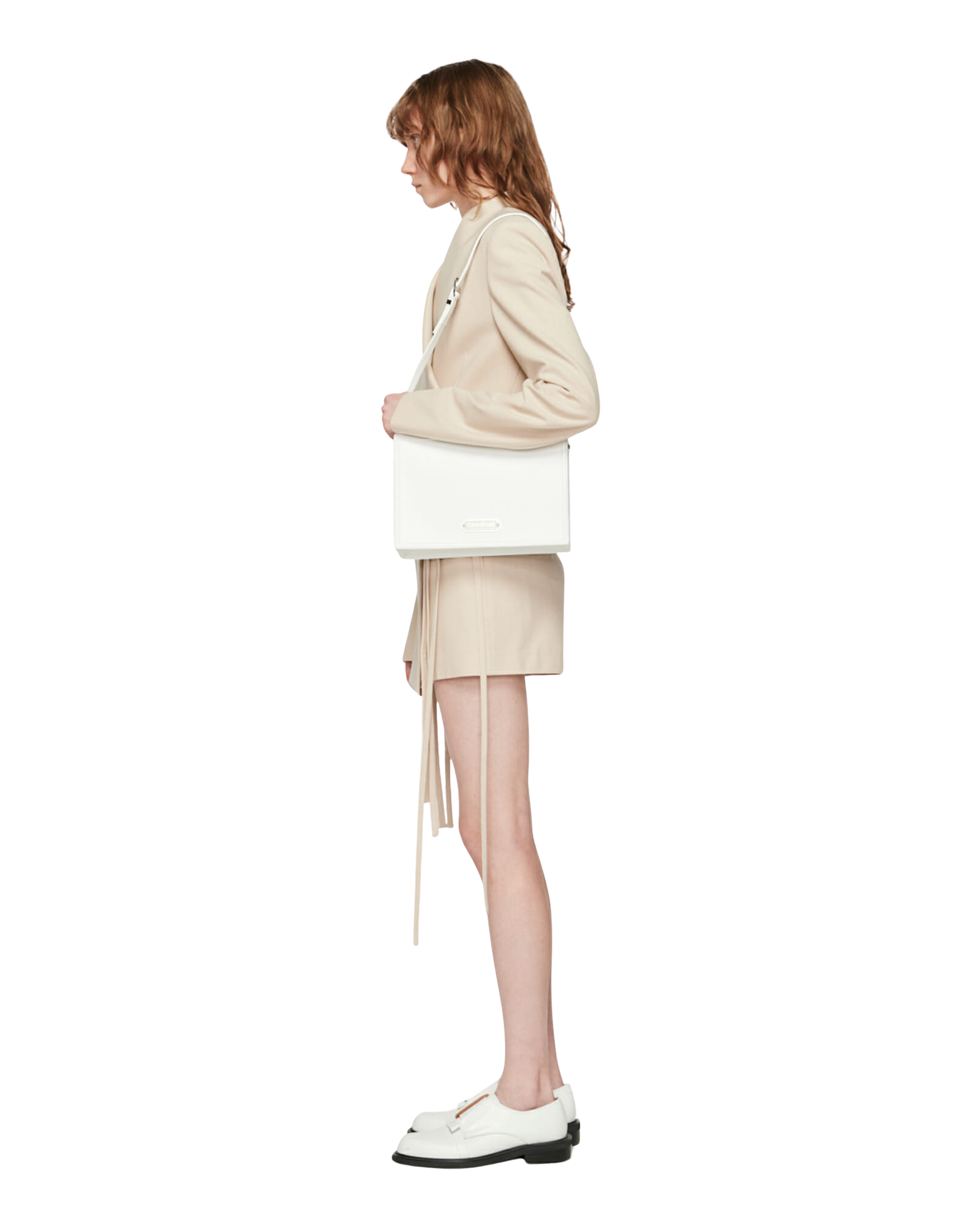 Kimhe Kim - Wrapped Tied Pants Skirt (Beige) product image 3 | TRAB K-Fashion Australia