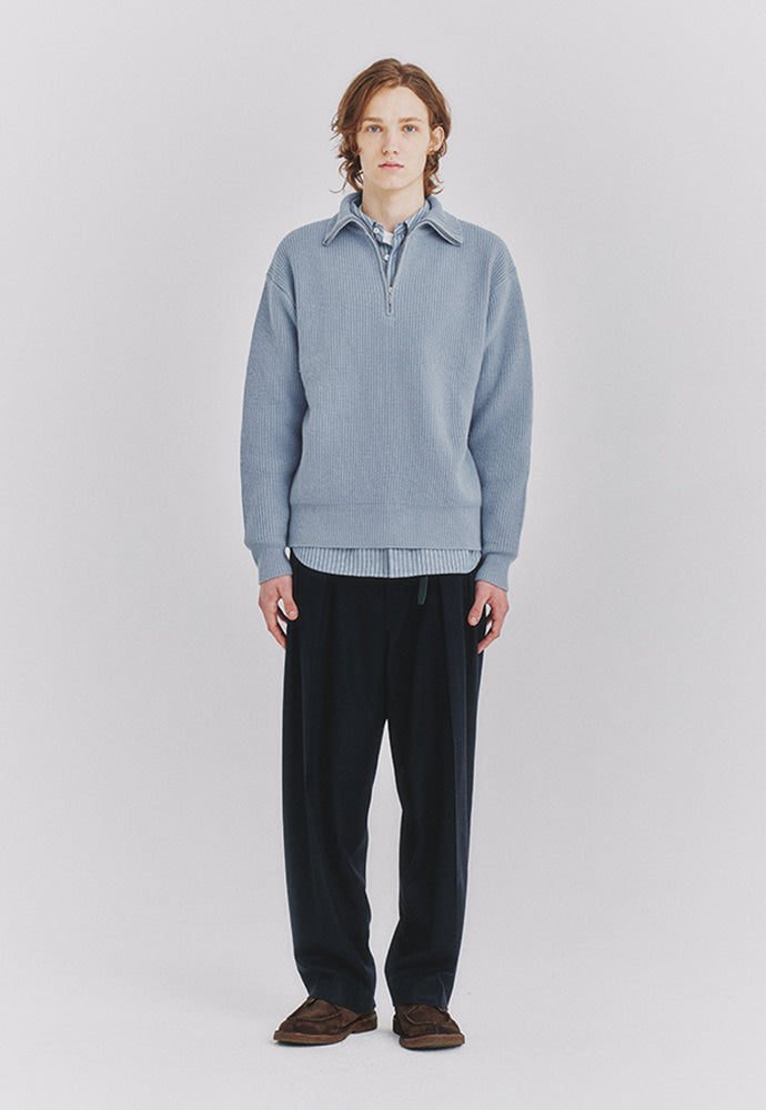 Art if acts - Half Zipup Turtle Neck Knit (Airy) product image 2 | TRAB K-Fashion Australia