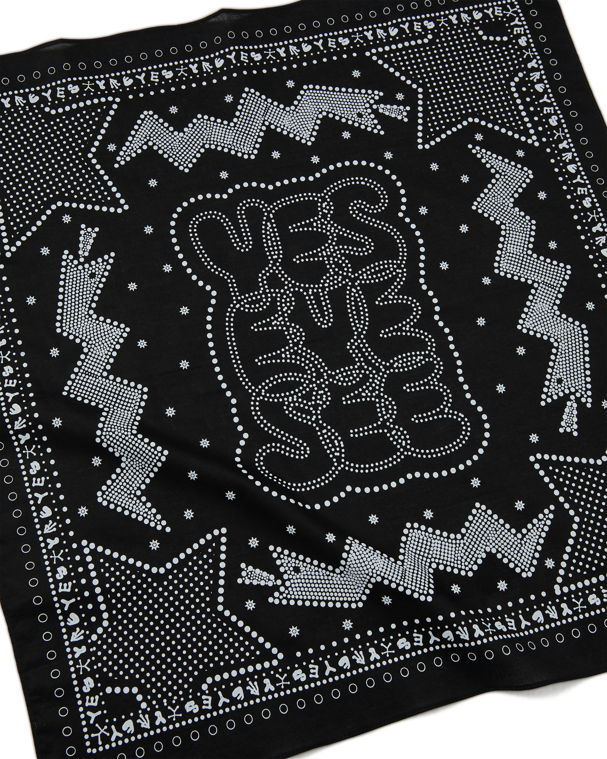 yeseyesee - C-Logo Bandana (Black) product image 2 | TRAB K-Fashion Australia