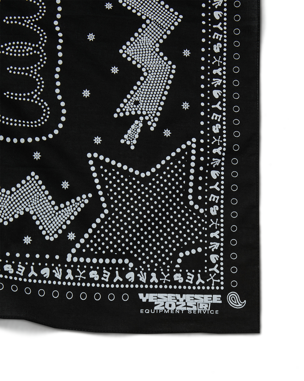 yeseyesee - C-Logo Bandana (Black) product image 3 | TRAB K-Fashion Australia
