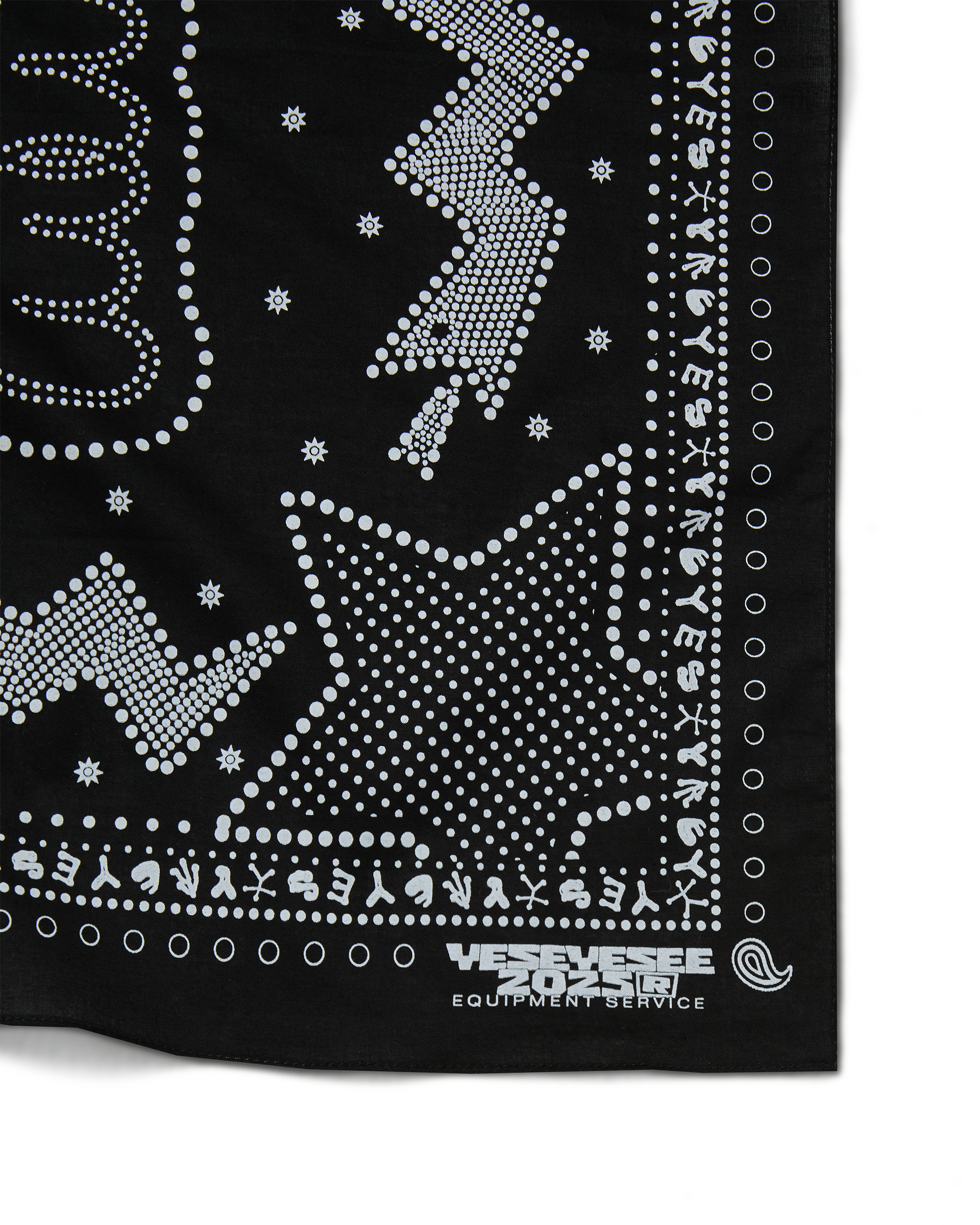yeseyesee - C-Logo Bandana (Black) product image 3 | TRAB K-Fashion Australia