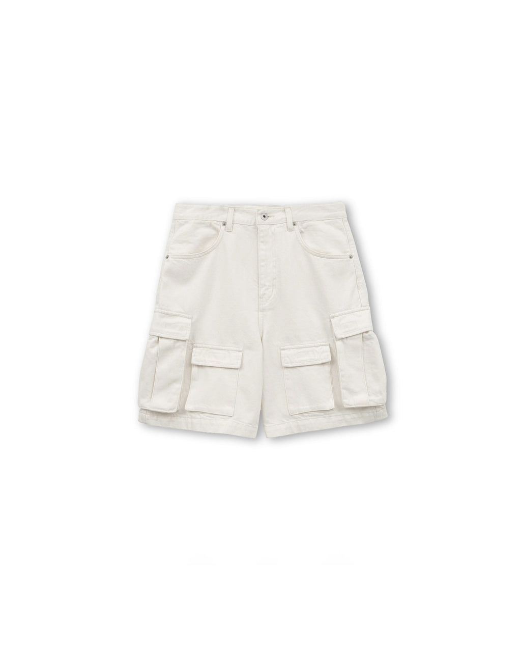 Brownyard - Military Denim Shorts (Ecru) product image 3 | TRAB K-Fashion Australia