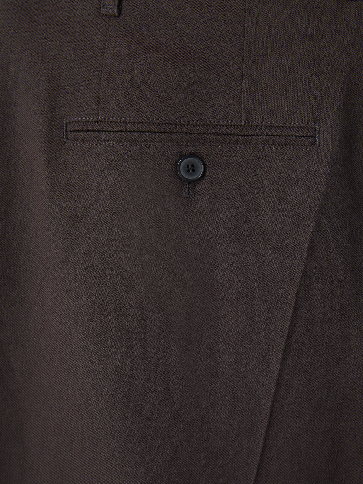 Recto - Linen Blend Pleated Pants (Dark Chocolate) product image 6 | TRAB K-Fashion Australia