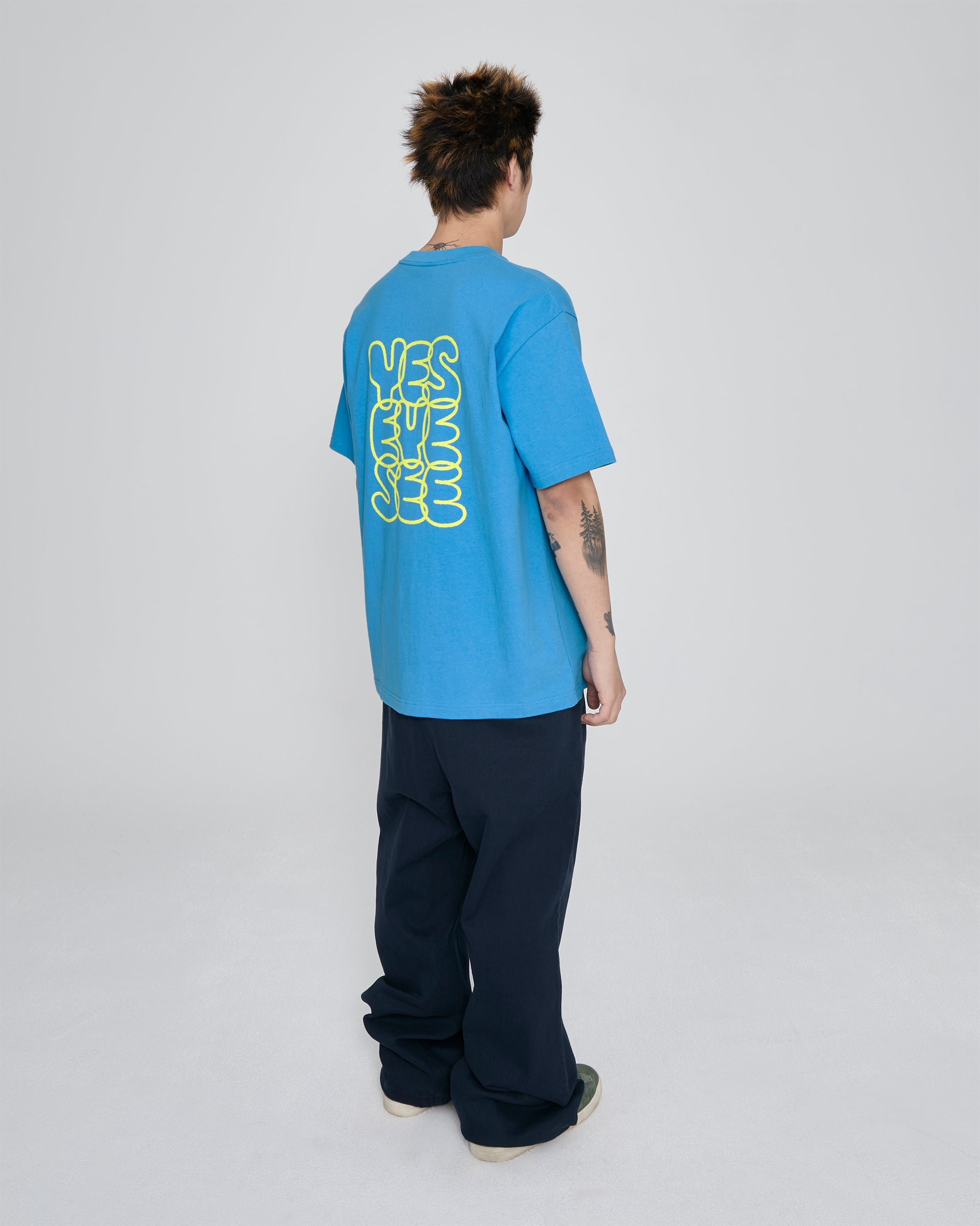 yeseyesee - C-Logo Tee (Sky Blue) product image 9 | TRAB K-Fashion Australia