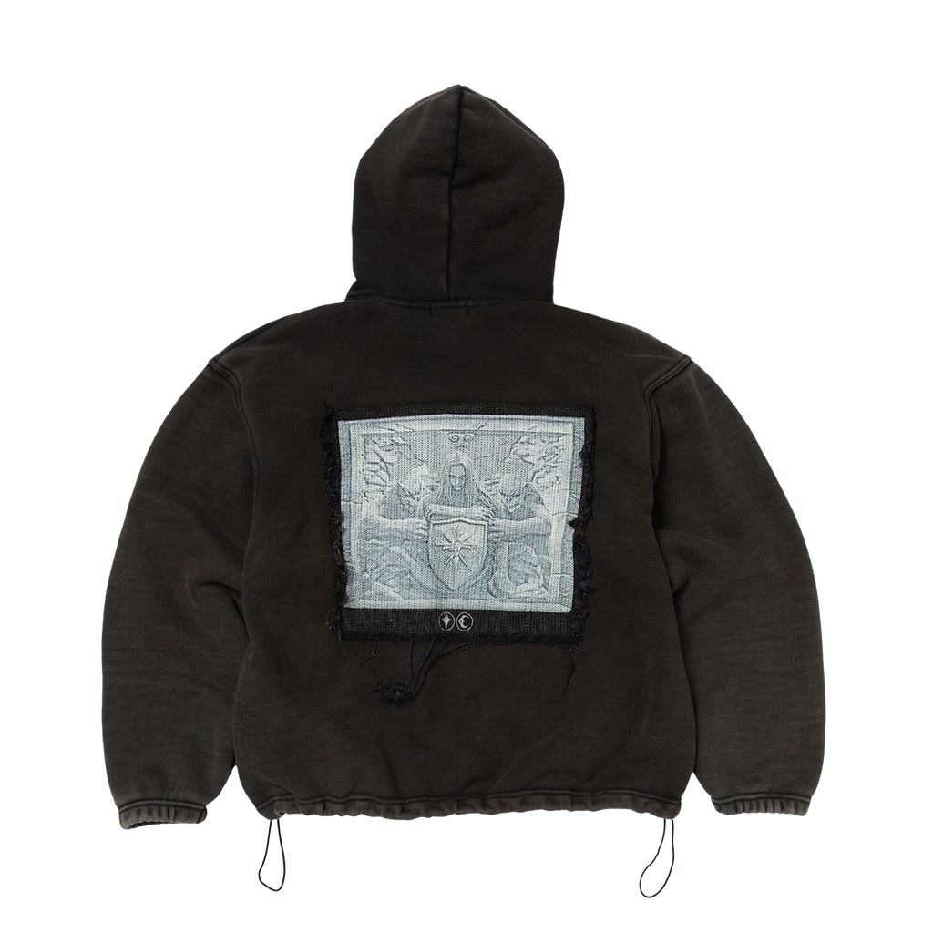 Thug Club - Devil Peace Patch Hoodie (Black) product image 2 | TRAB K-Fashion Australia