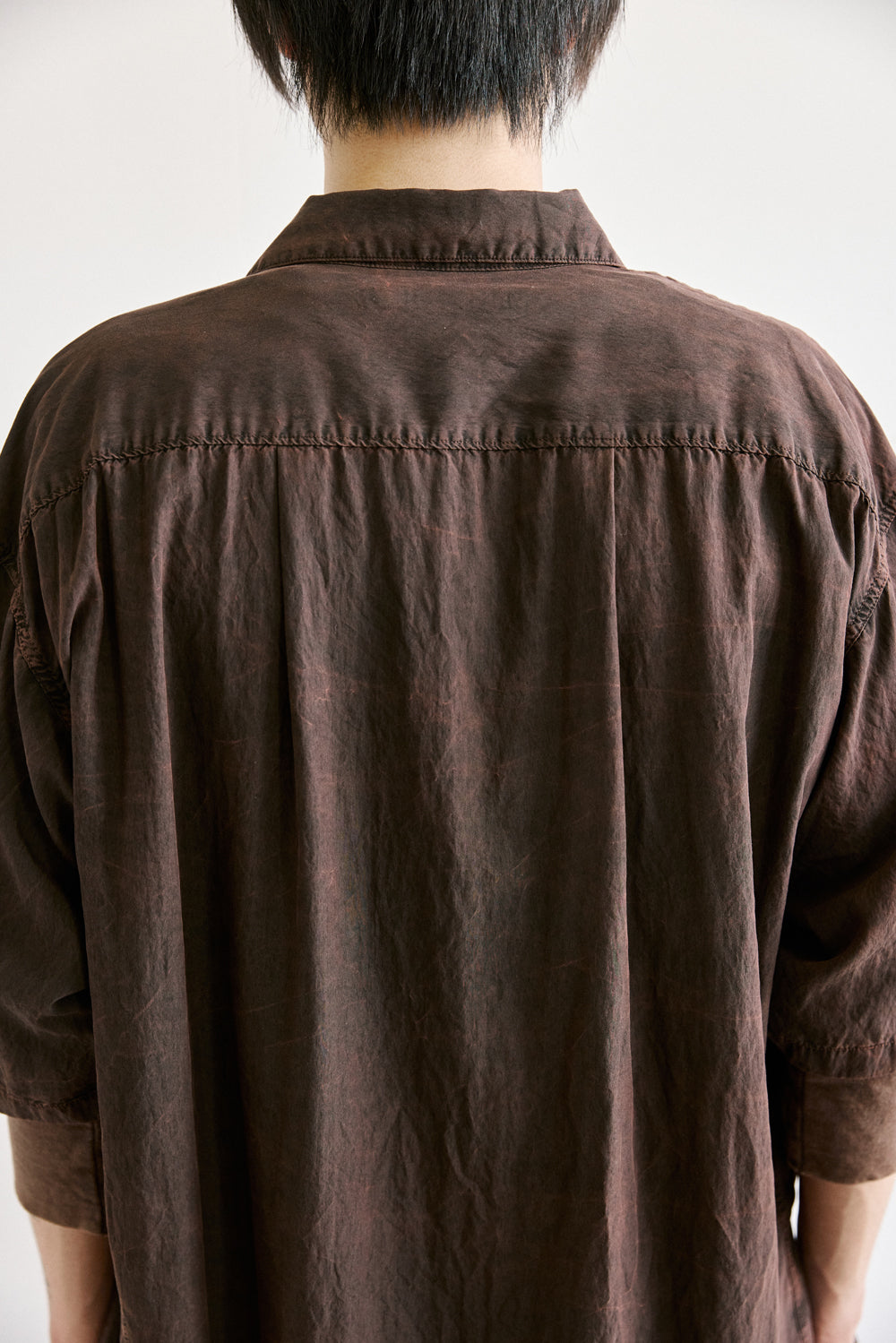 Hatchingroom - Rana Shirt 1/2 (Dark Burgundy) product image 15 | TRAB K-Fashion Australia