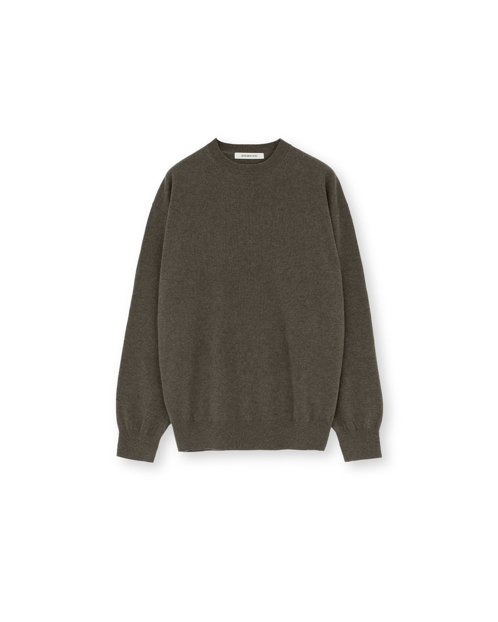 Brownyard - Extra Super Fine Crewneck Knit (Olive) product image 3 | TRAB K-Fashion Australia