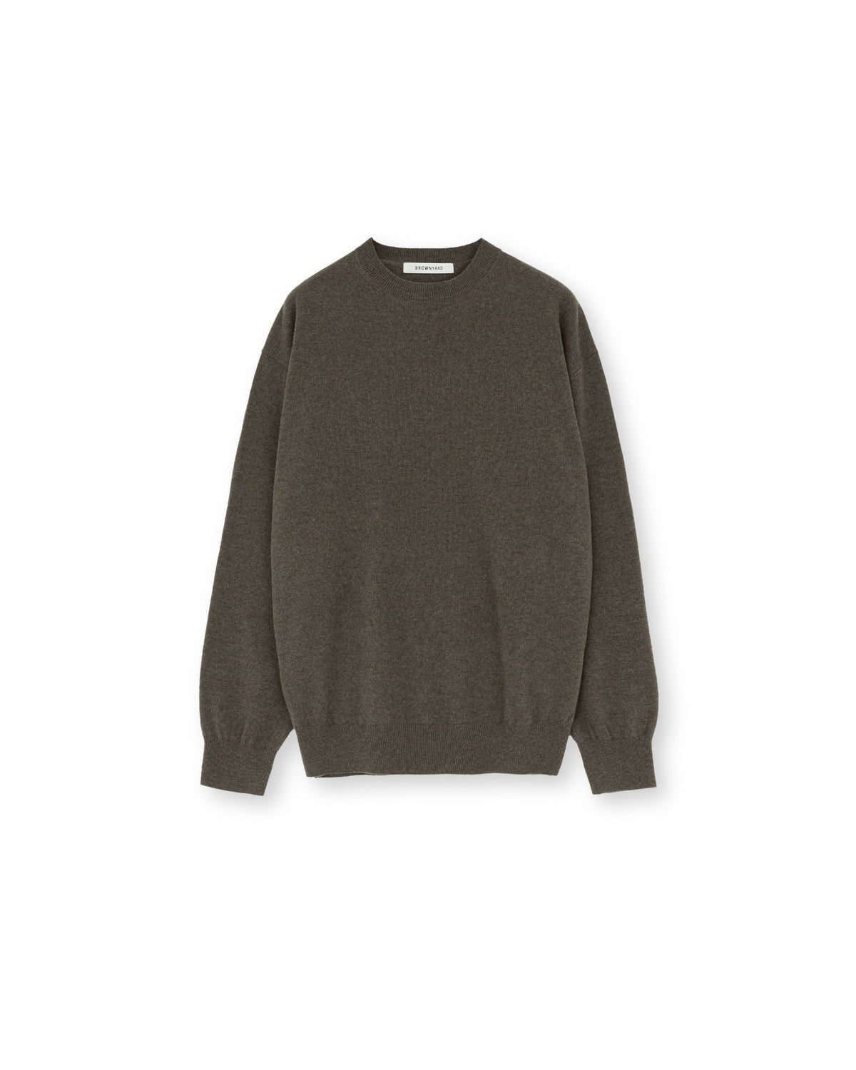 Brownyard - Extra Super Fine Crewneck Knit (Olive) product image 3 | TRAB K-Fashion Australia