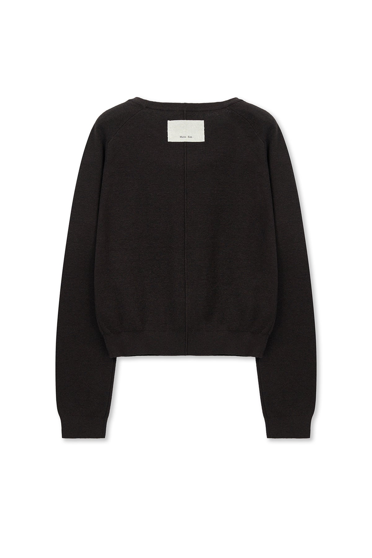 Matin Kim - Raglan Sleeve Knit Pullover (Dark Brown) product image 2 | TRAB K-Fashion Australia